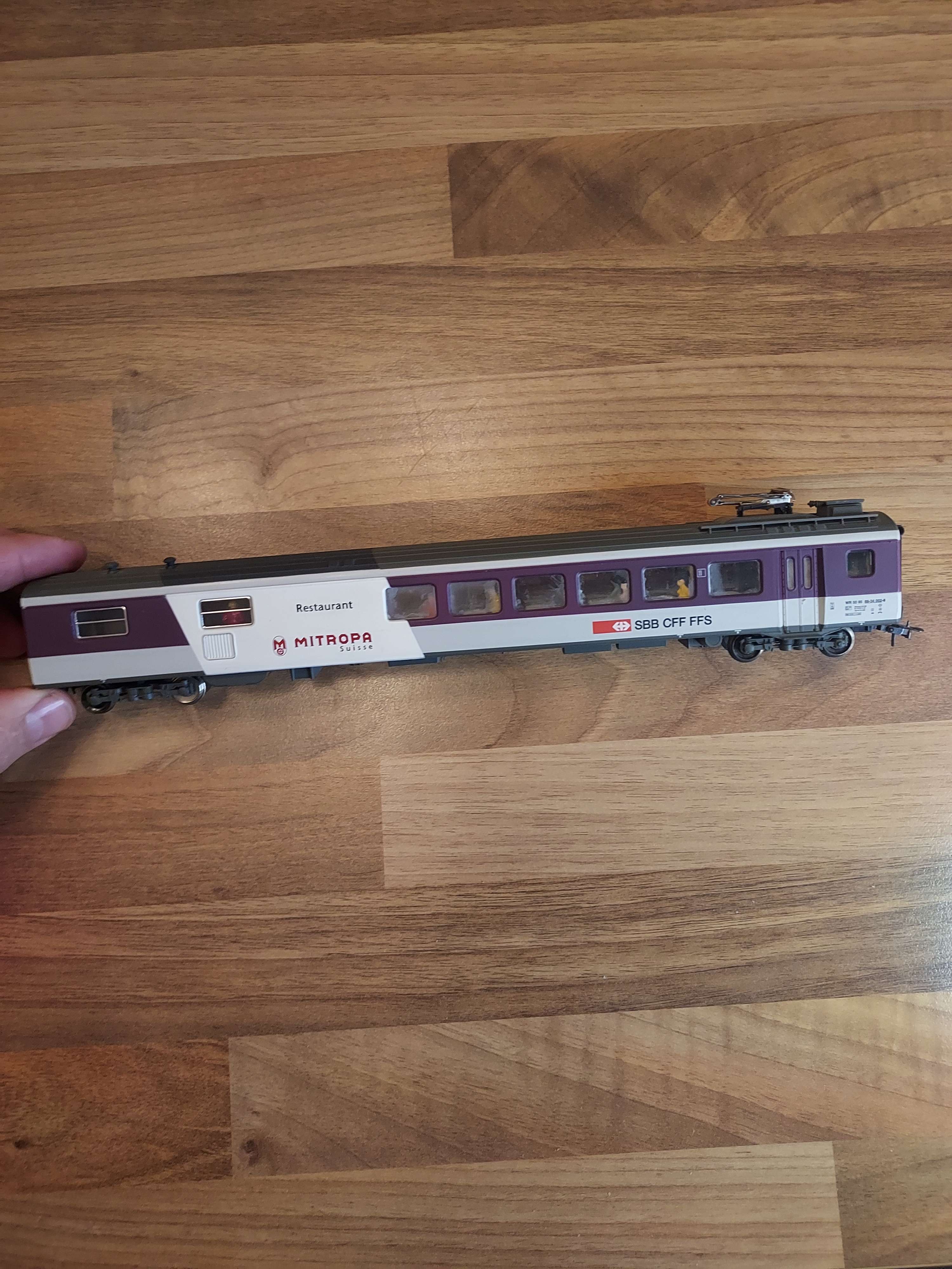 Liliput voiture restaurant mitopa Suisse  HO  ref 80