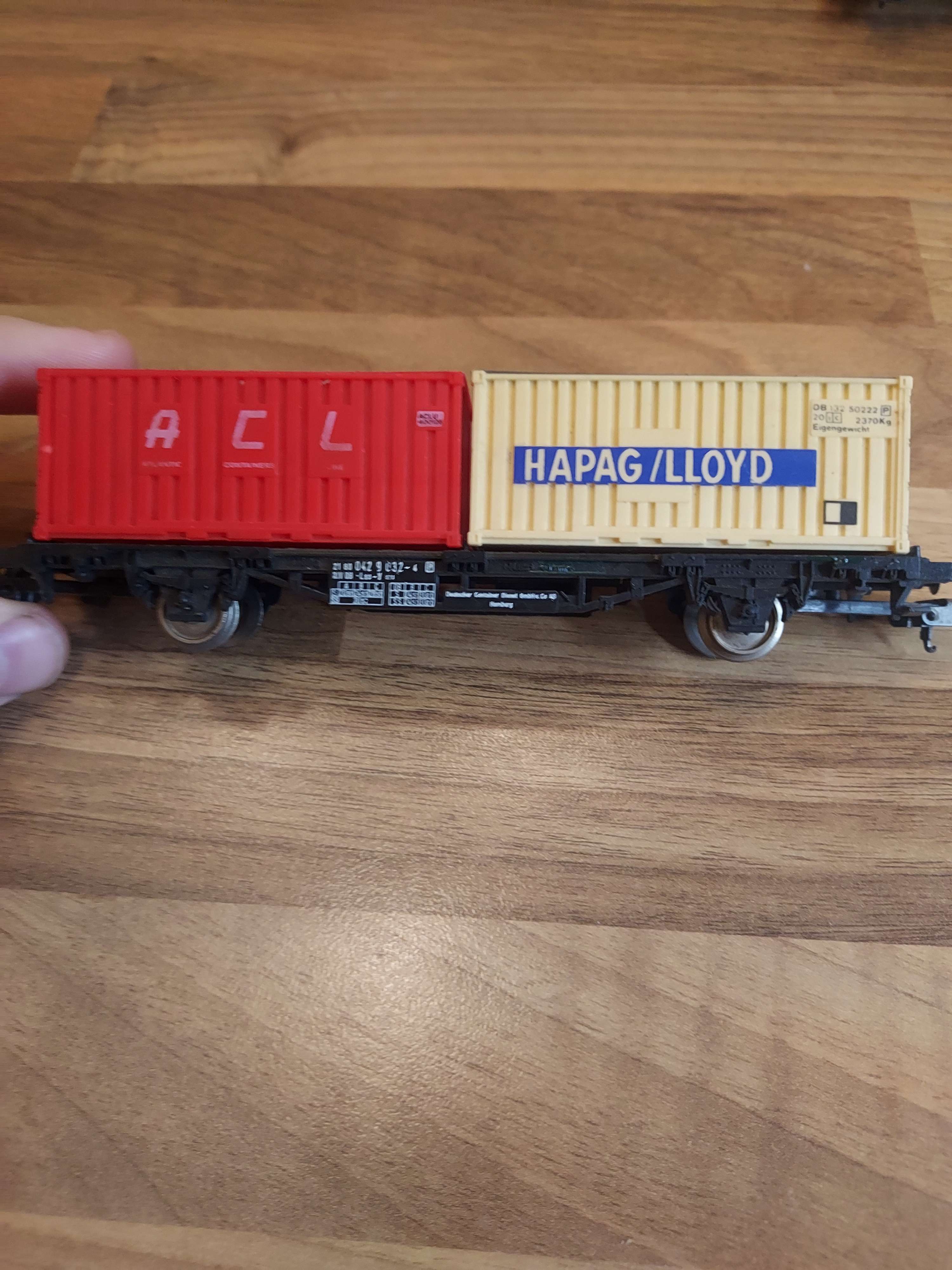 Lima wagon porte conteneur Ho ref 25