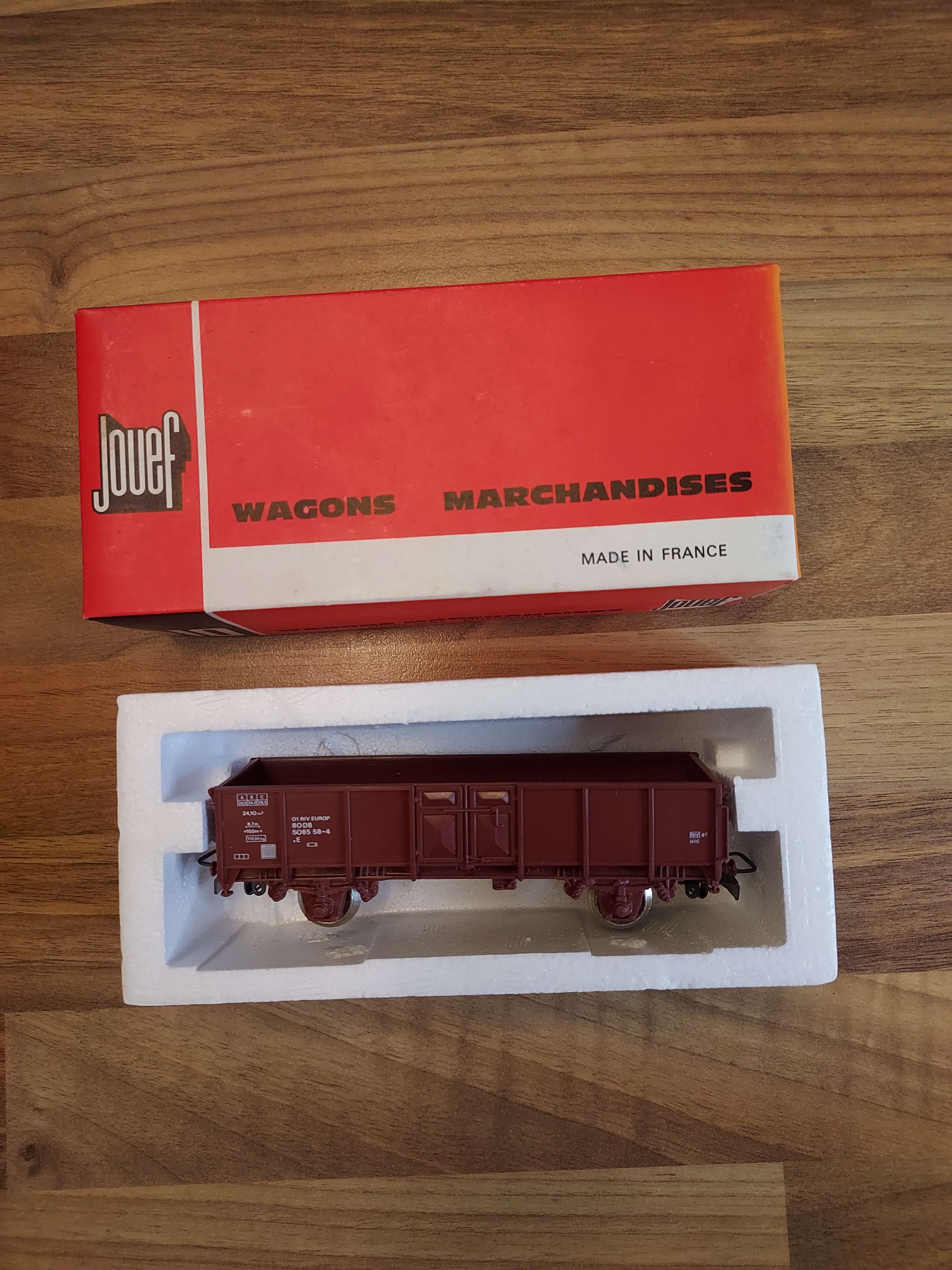 Jouef wagon marchandise tombereau u i c 6811 HO 