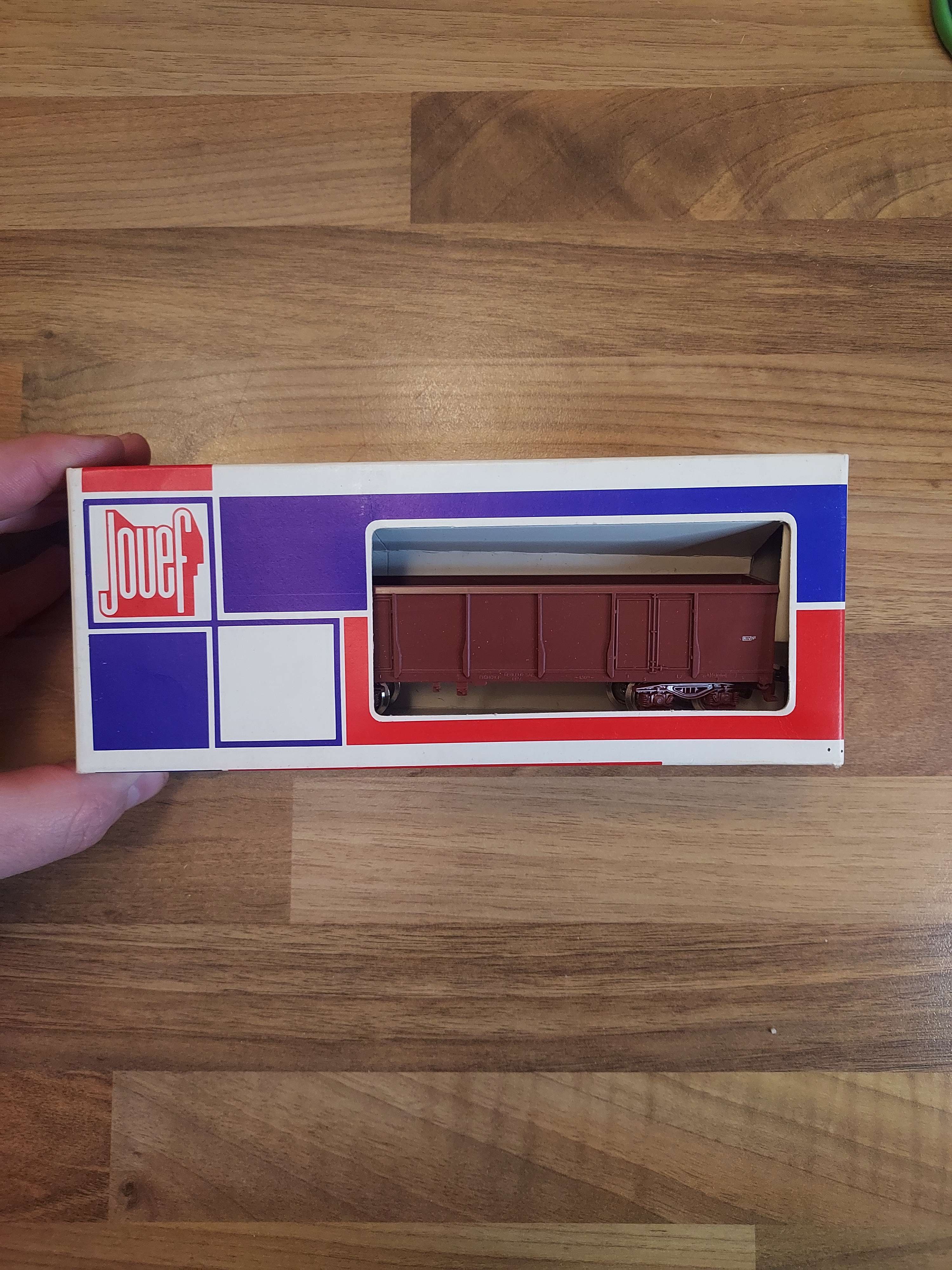  JOUEF WAGON TOMBEREAU A BORD HAUT  HO REF 6572 ave bo&icirc;te 