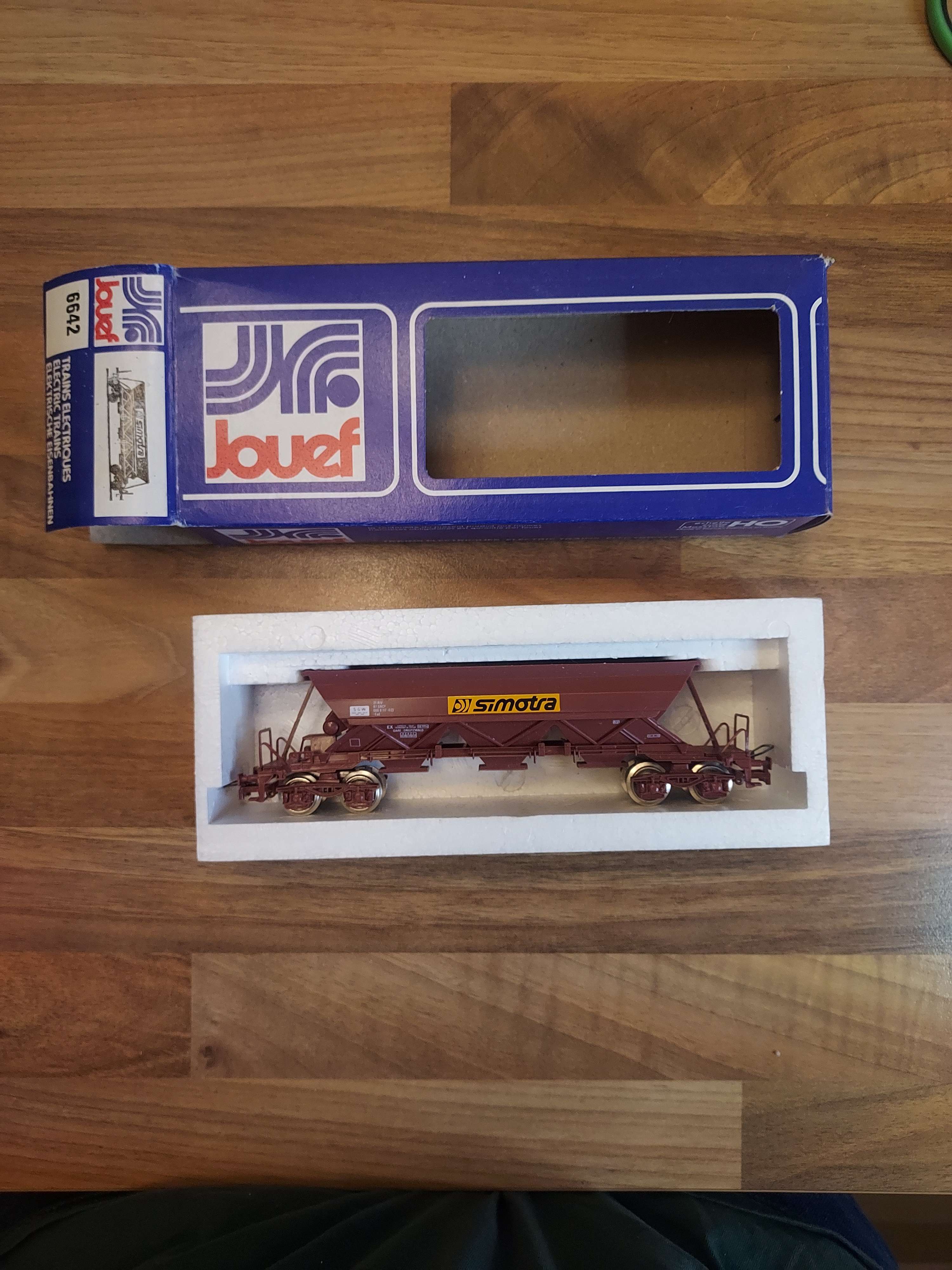 JOUEF wagon tr&eacute;mie SIMOTRA 6642 HO avec boite 