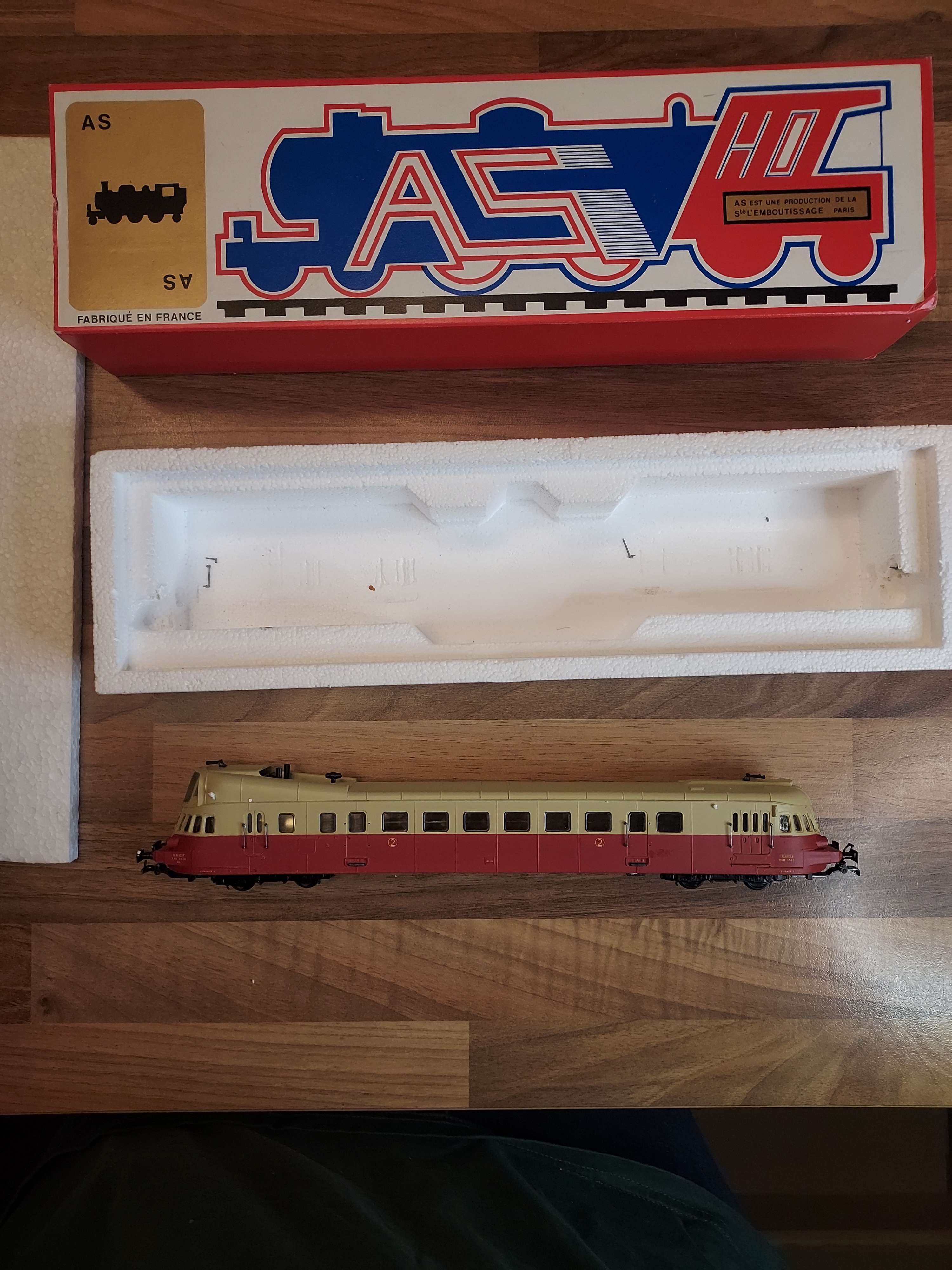 AS AUTORAIL ABJ3 HO XBD 3510 avec boite 
