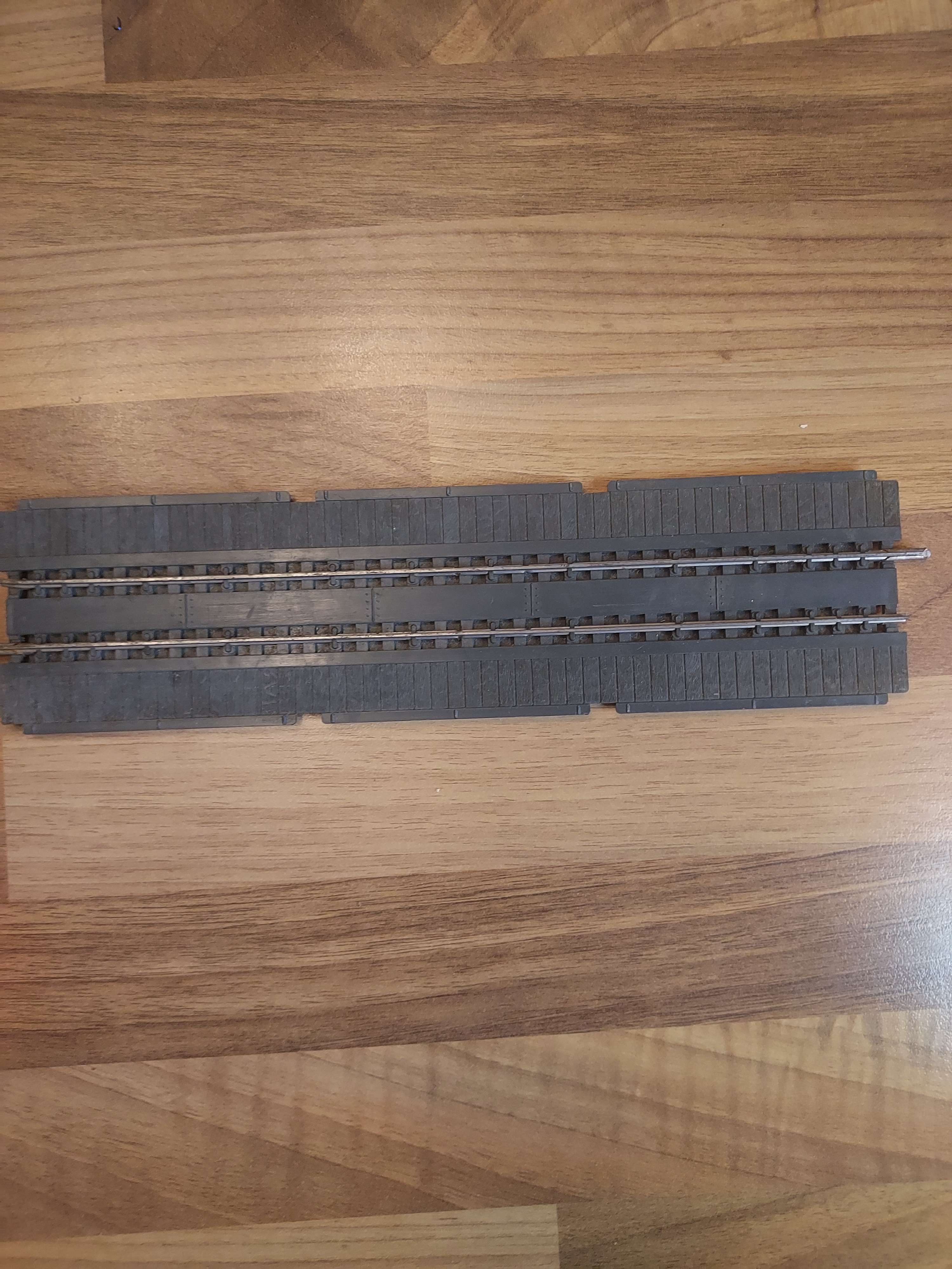 Jouef tabliers de pont rails droits acier HO