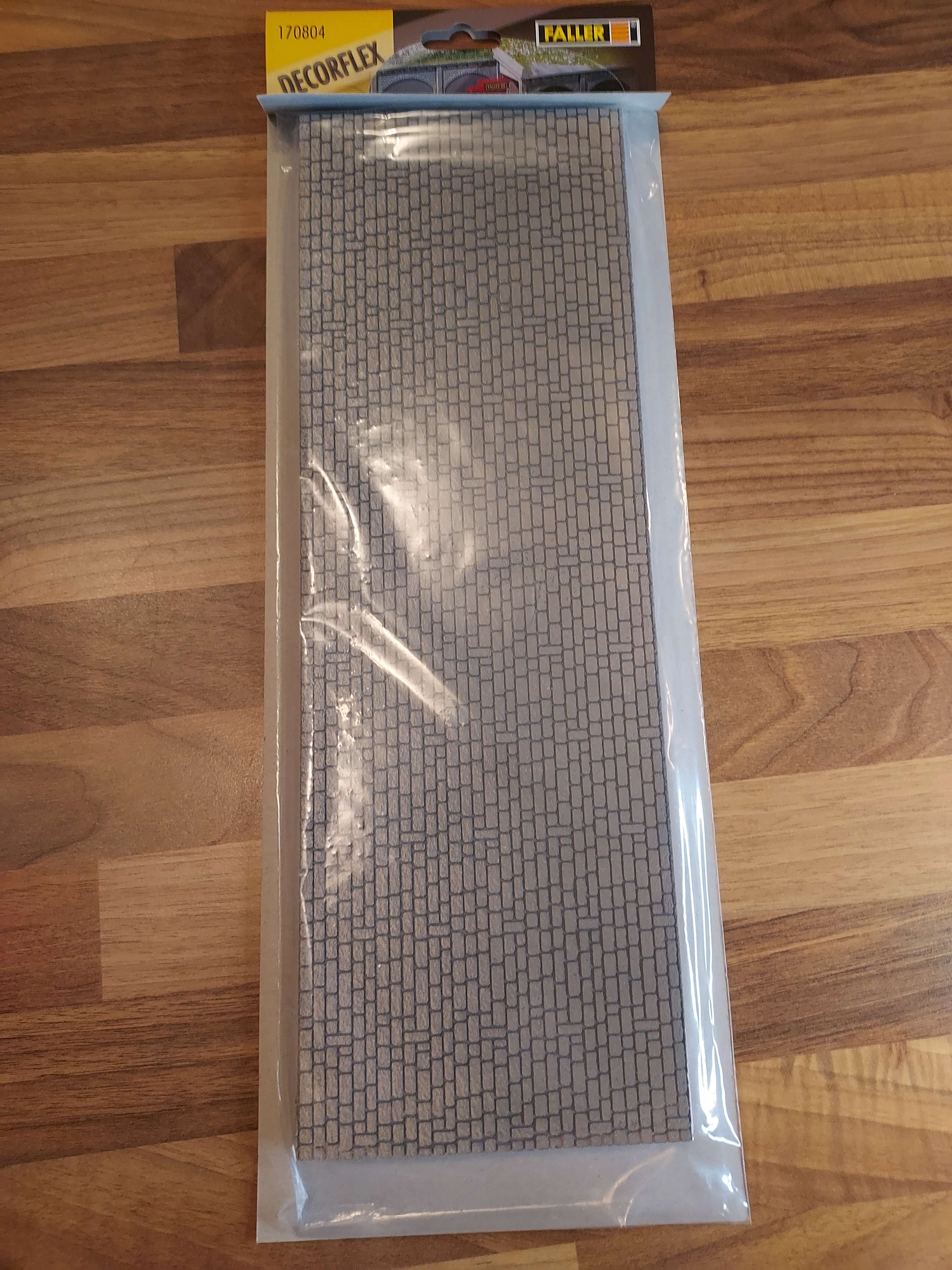 Faller Dalle d&eacute;corative pierre de taille naturelle plaque HO 170804