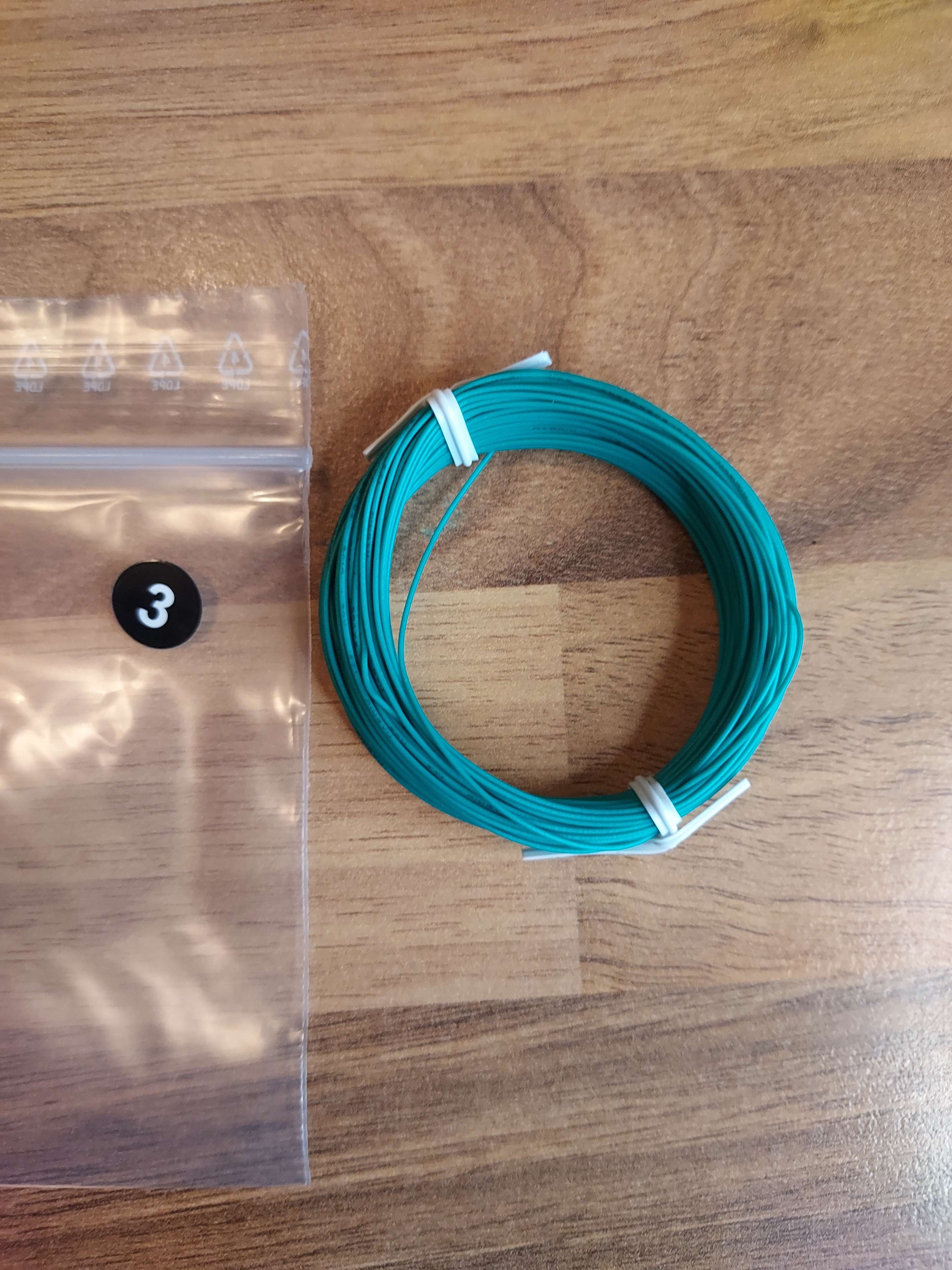 Faller vert  fil torsad&eacute; 0.04 mm&sup2; 10 m&egrave;tre HO N  TT  Z  ect 