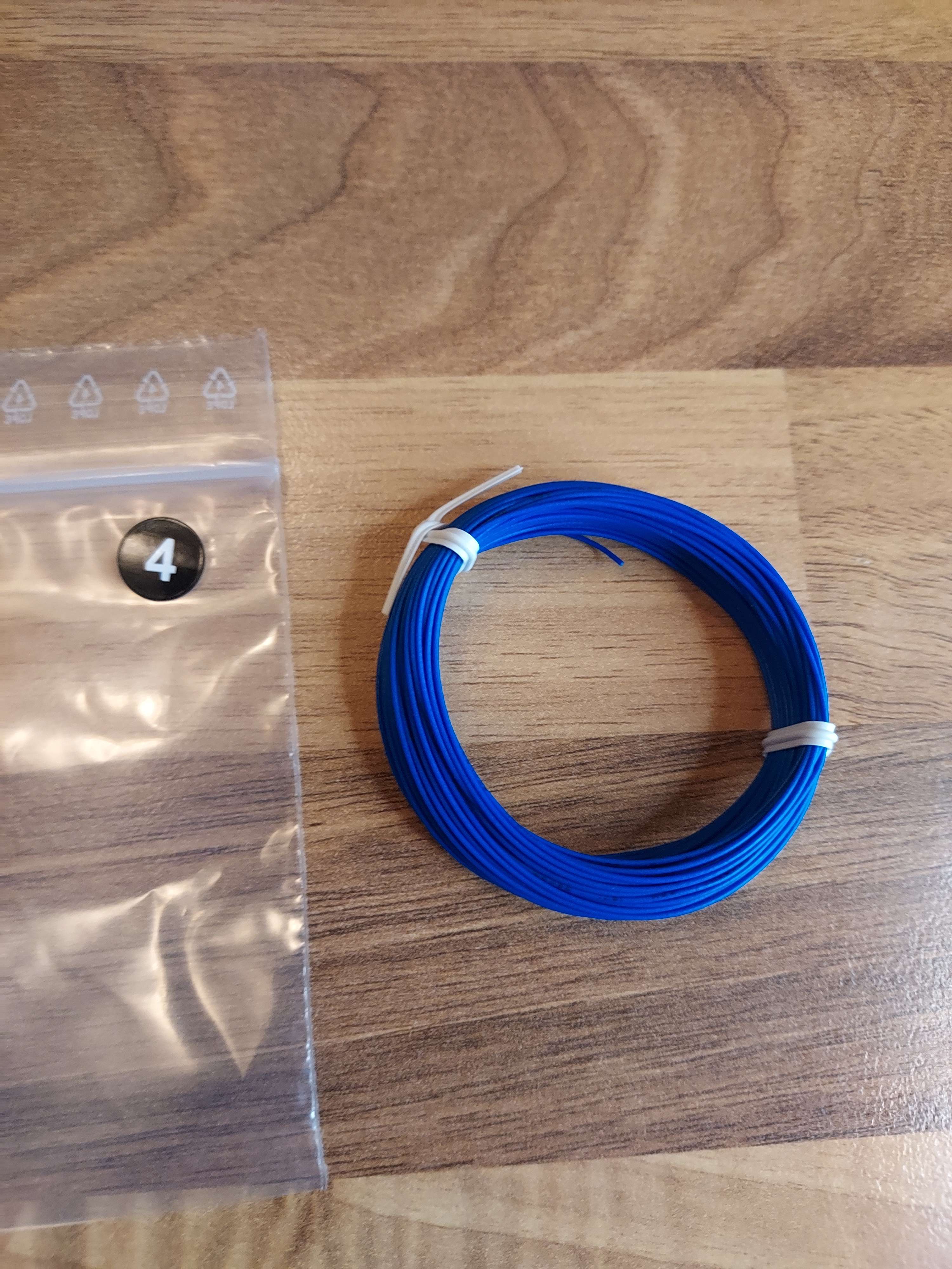 Faller bleu  fil torsad&eacute; 0.04 mm&sup2; 10 m&egrave;tre HO N  TT  Z  ect 