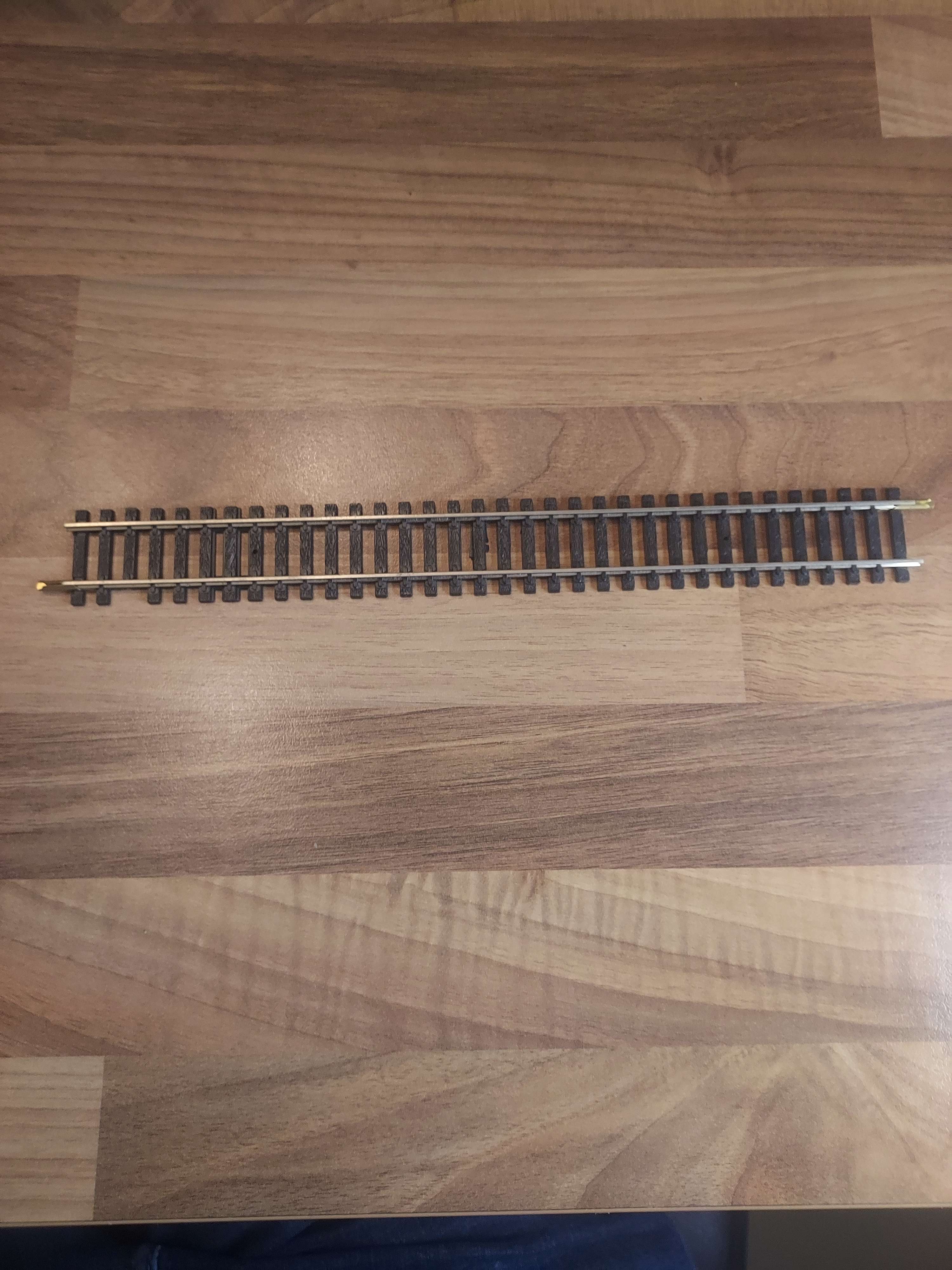 Jouef rail droit maillechort HO code 100 N 4720 longue 25 cm HO