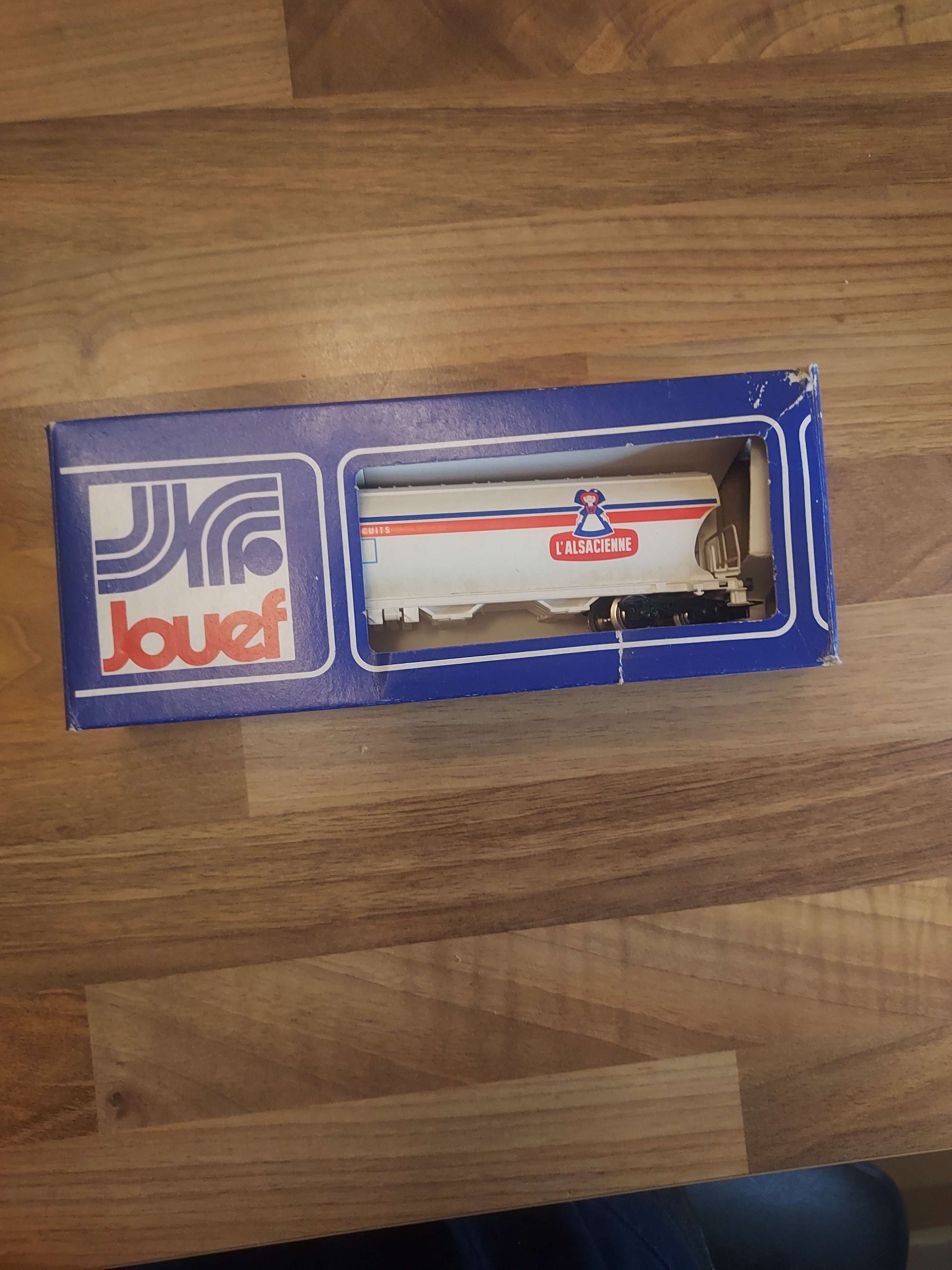 Jouef wagon l'alsacienne ref 6544 avec boite HO 