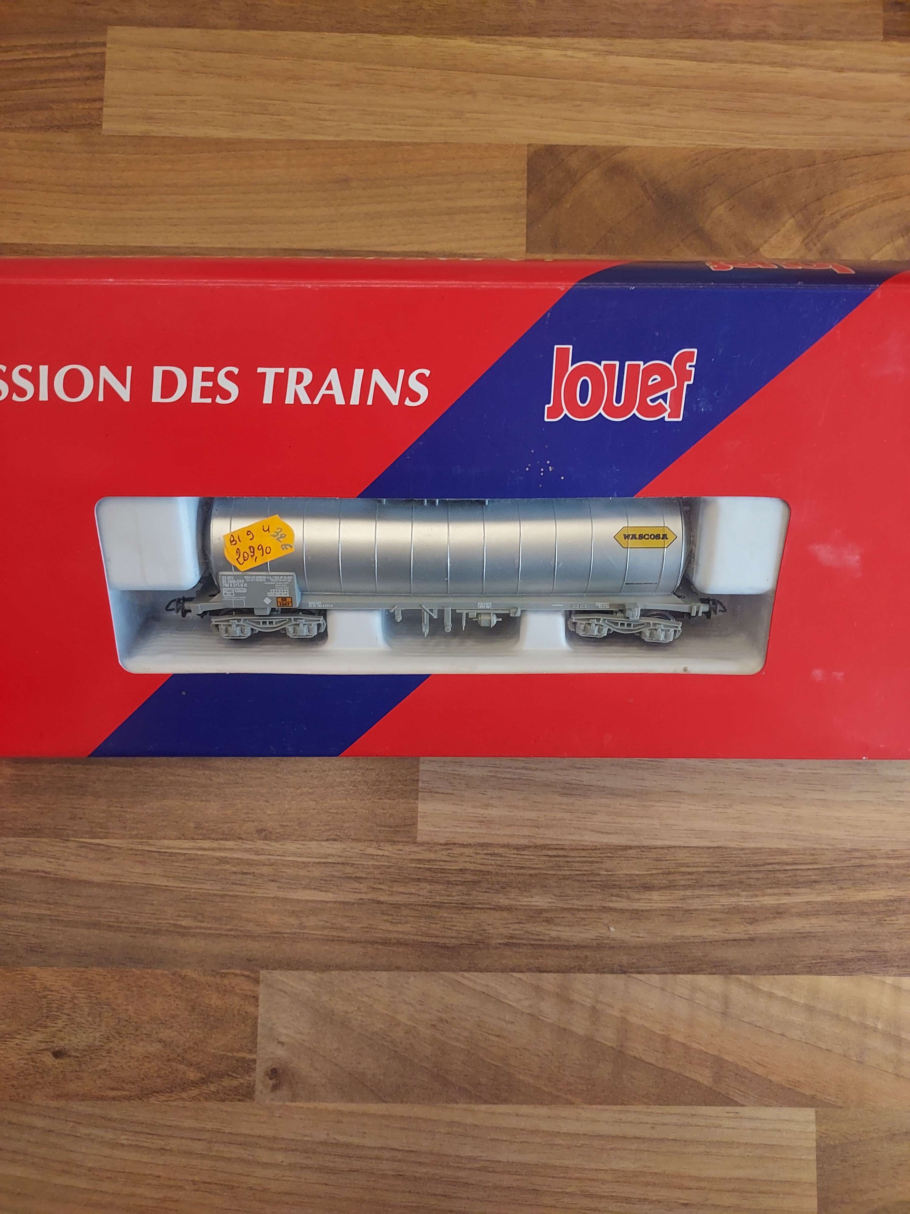 Jouef Coffret la passion des trains  wagon citerne wascosa sbb HO  6470