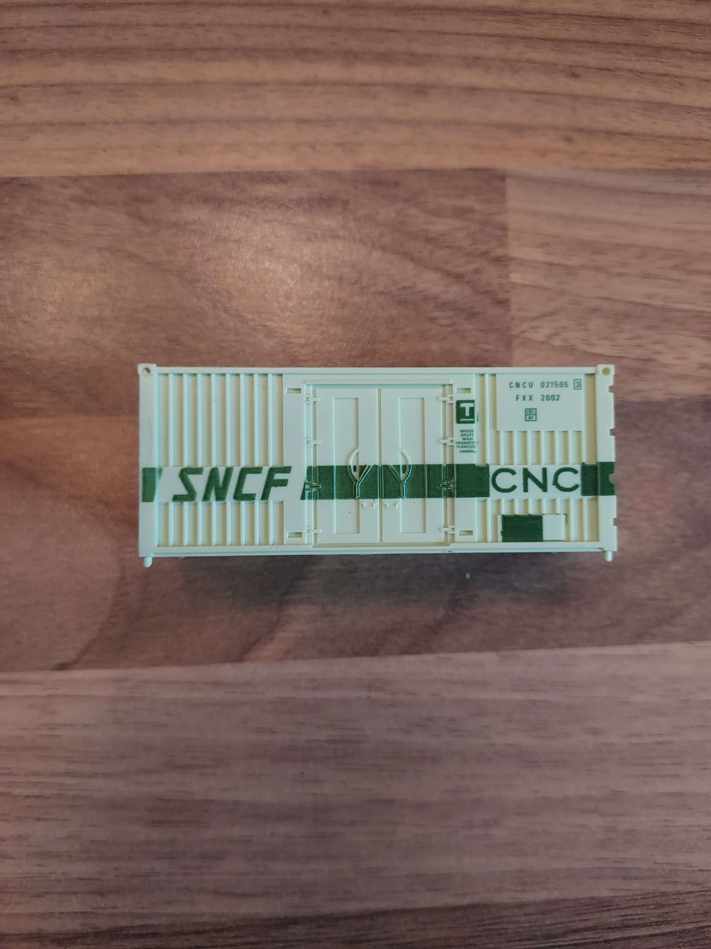 Conteneur sncf cnc HO 1/87 