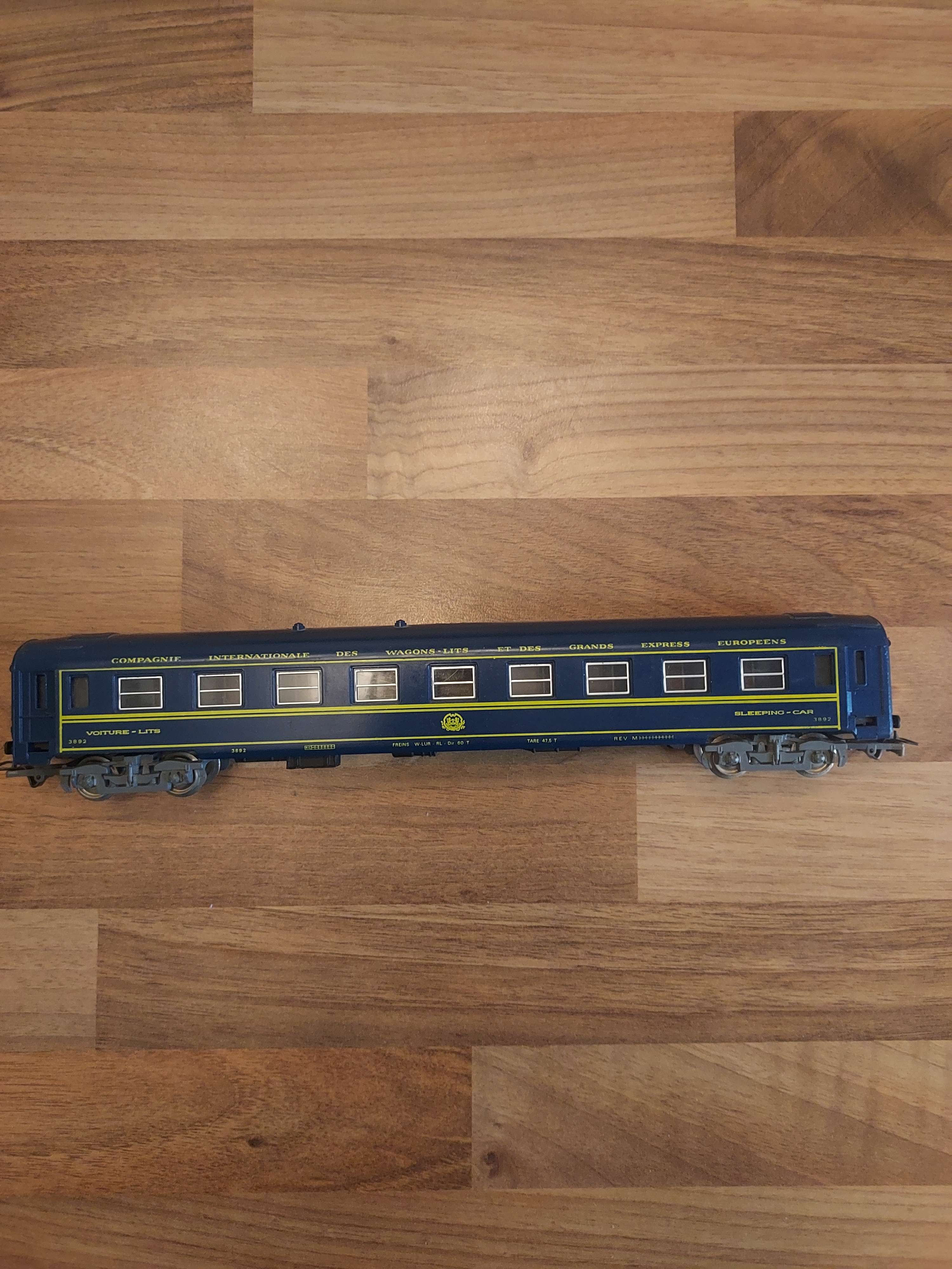 Jouef voiture wagons lits 3892 sleeping car bon &eacute;tat ref 35