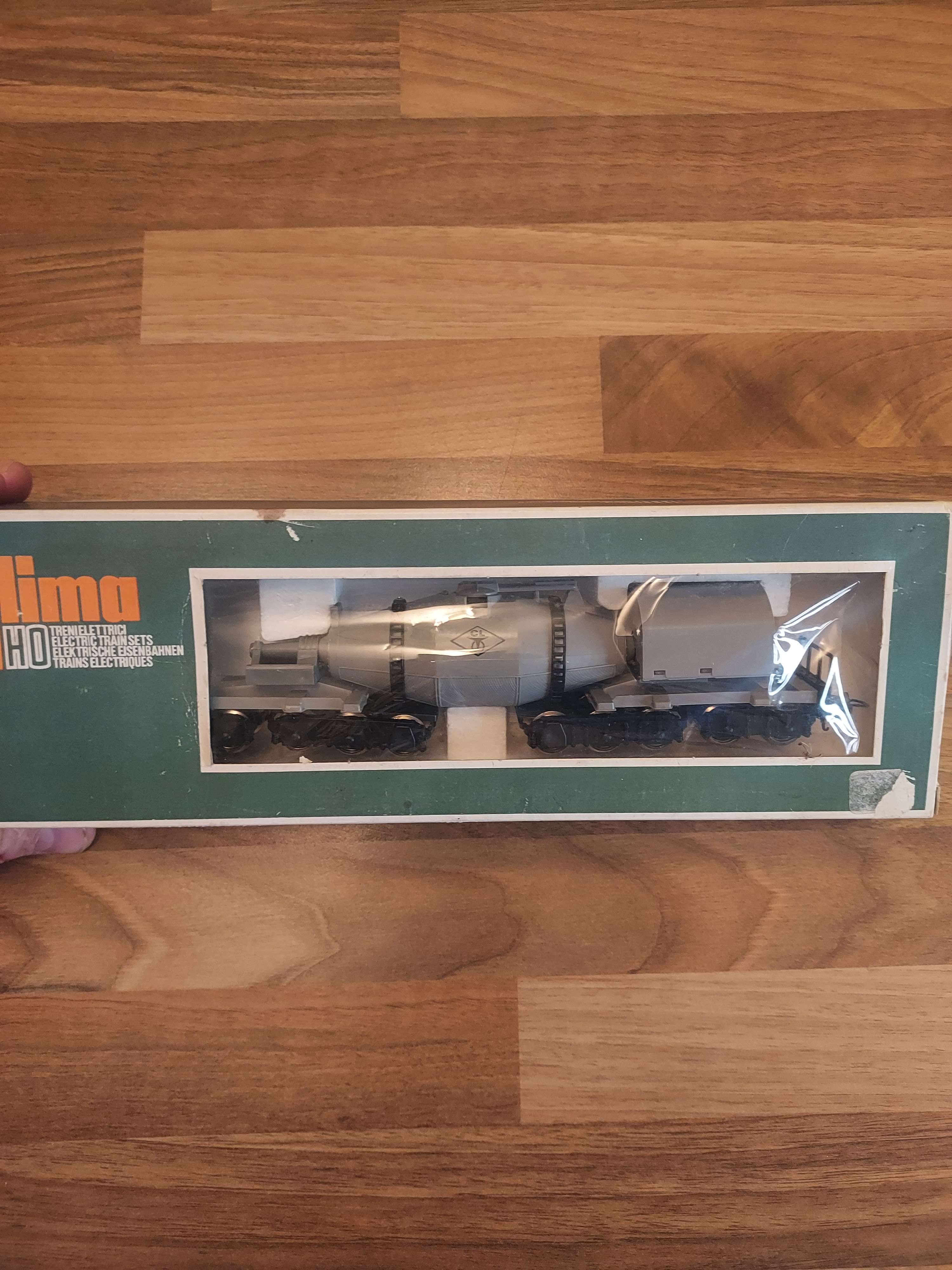 Lima grand wagon toupies en fusion HO avec boite tr&egrave;s bon &eacute;tat ref 9052