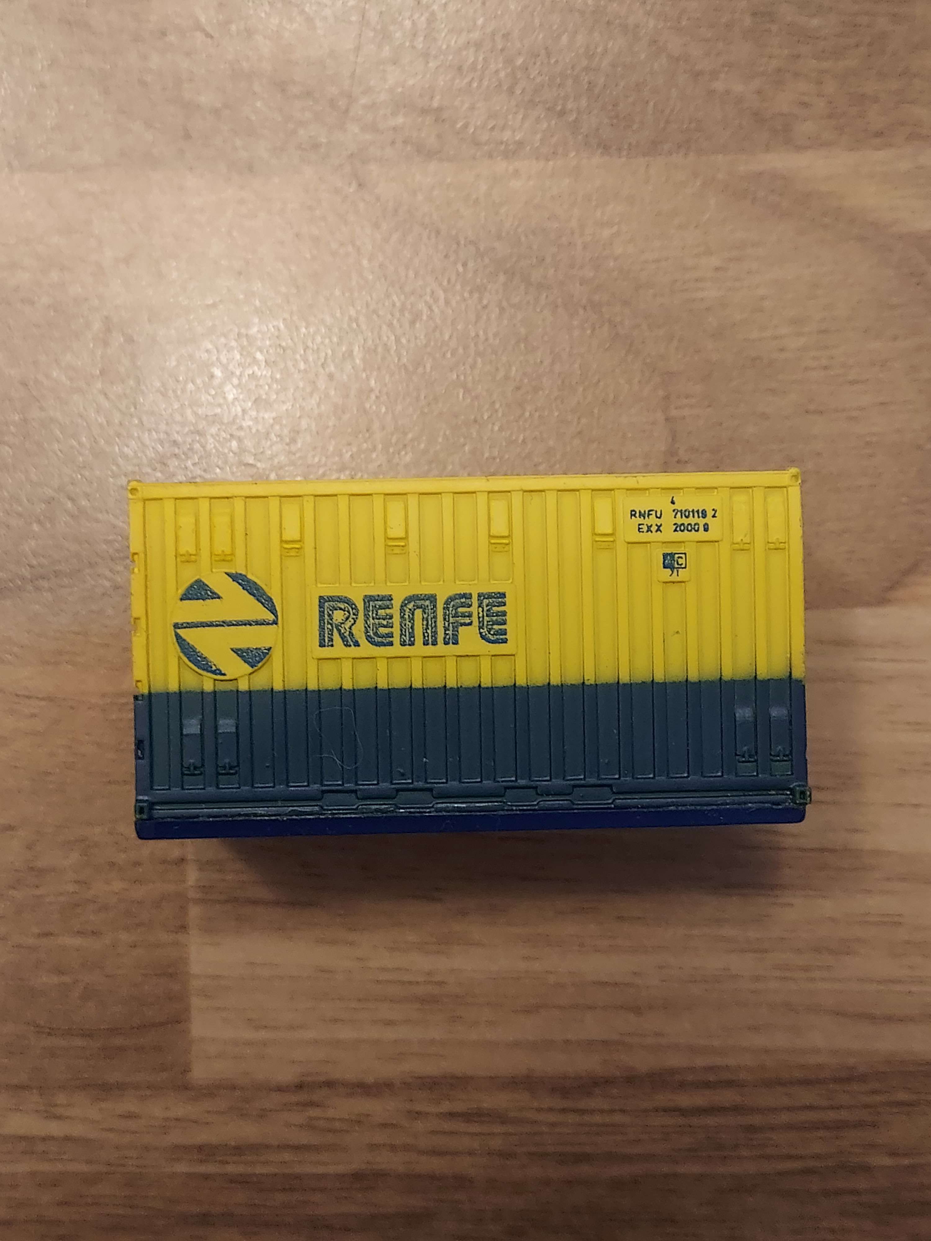 Electrotren conteneur renfe Ho comme neuf 1/87