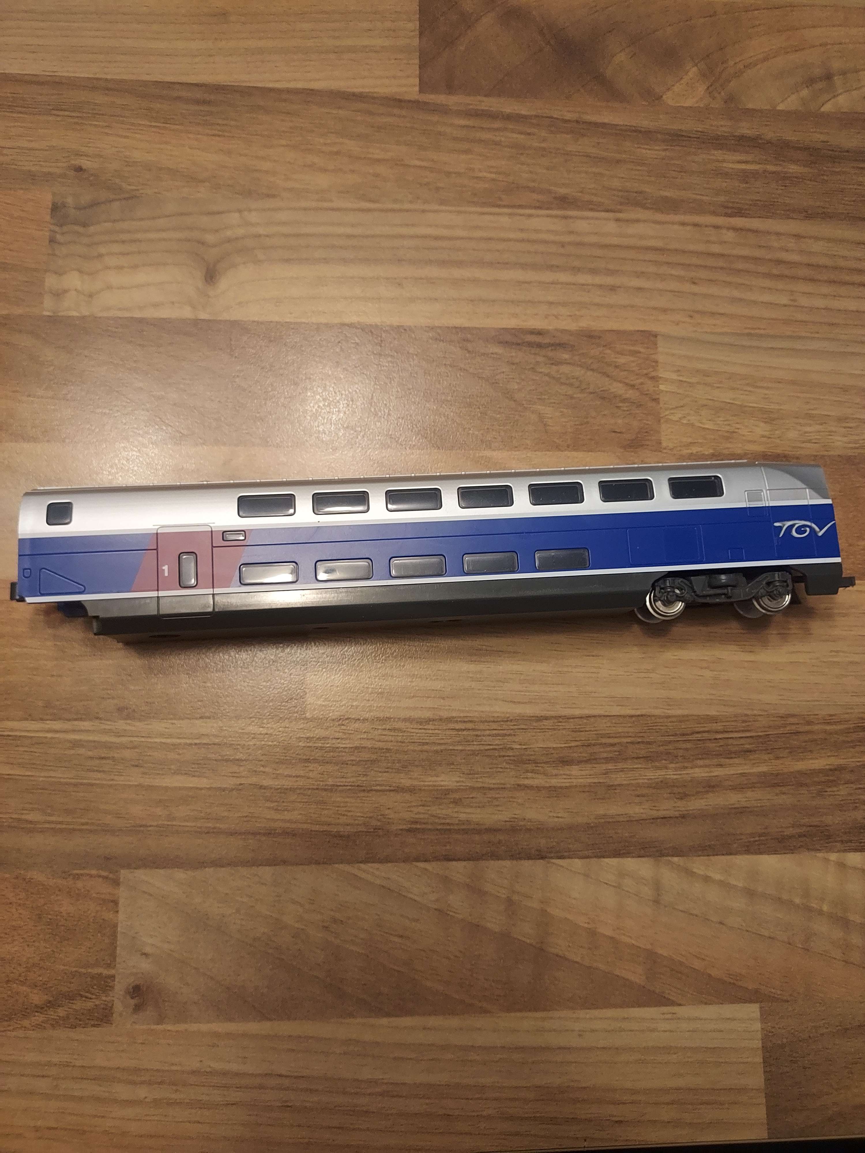 M&eacute;hano voiture tgv duplex 1 cl HO ref 30 