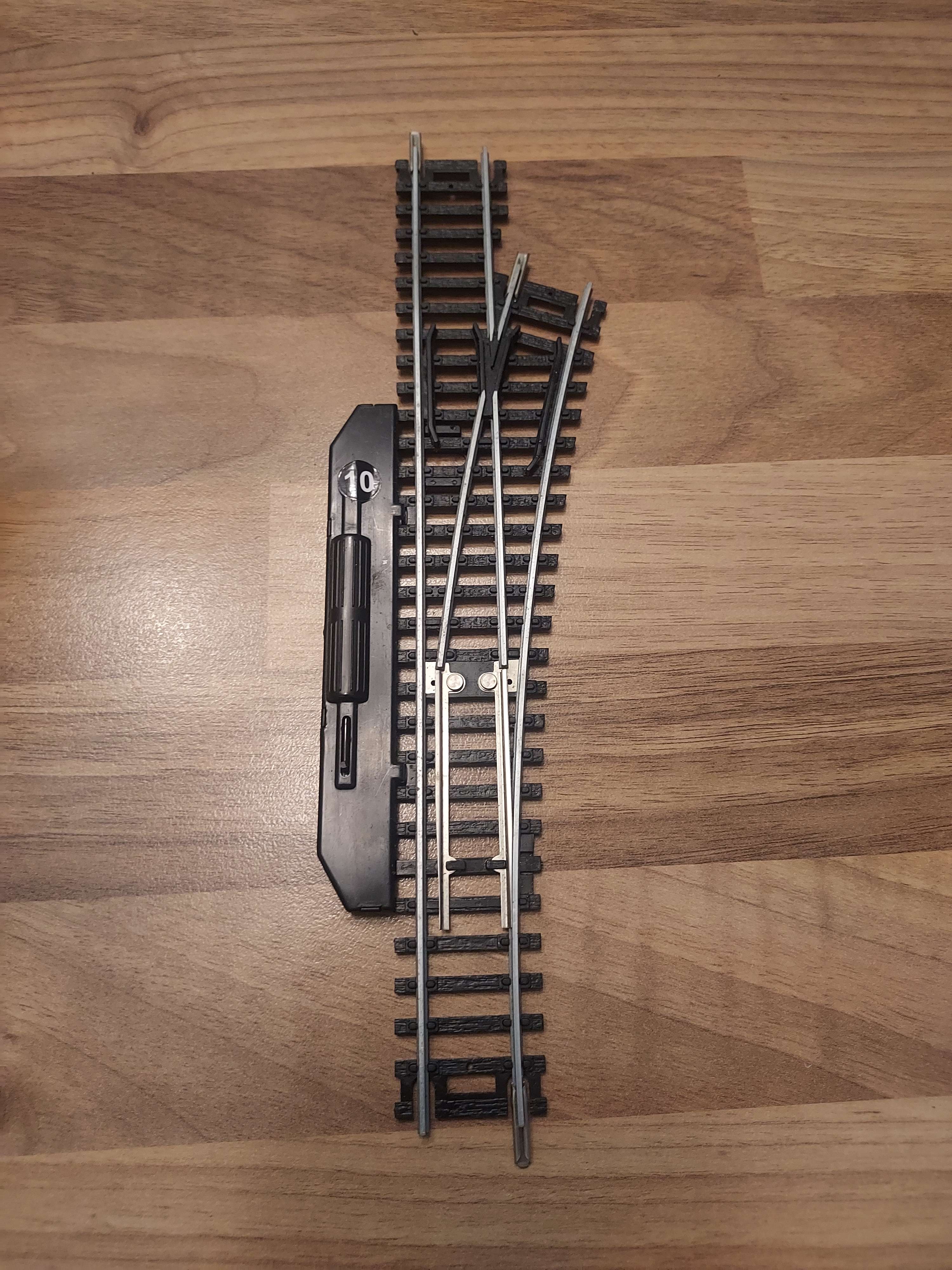 M&eacute;hano aiguillage droit HO manuel ref 10