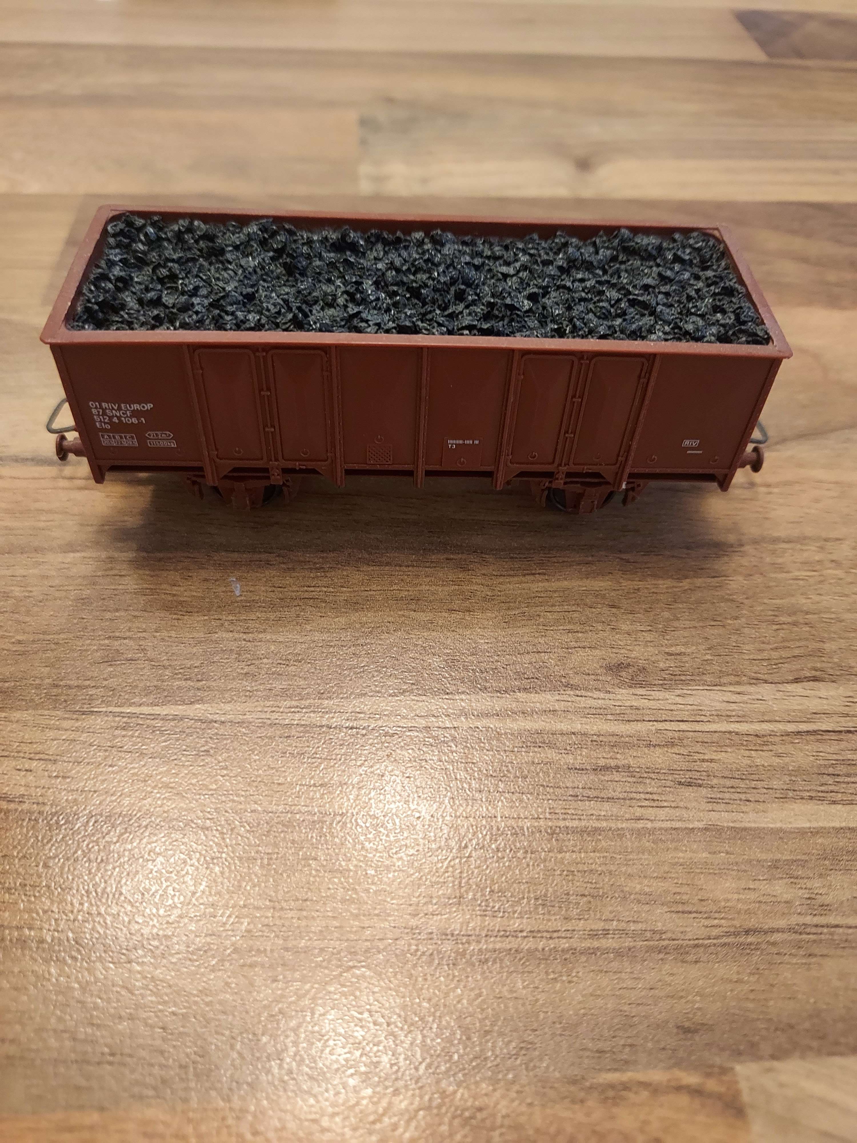 Jouef lima piko wagon transport de charbon tr&egrave;s bon &eacute;tat Ho