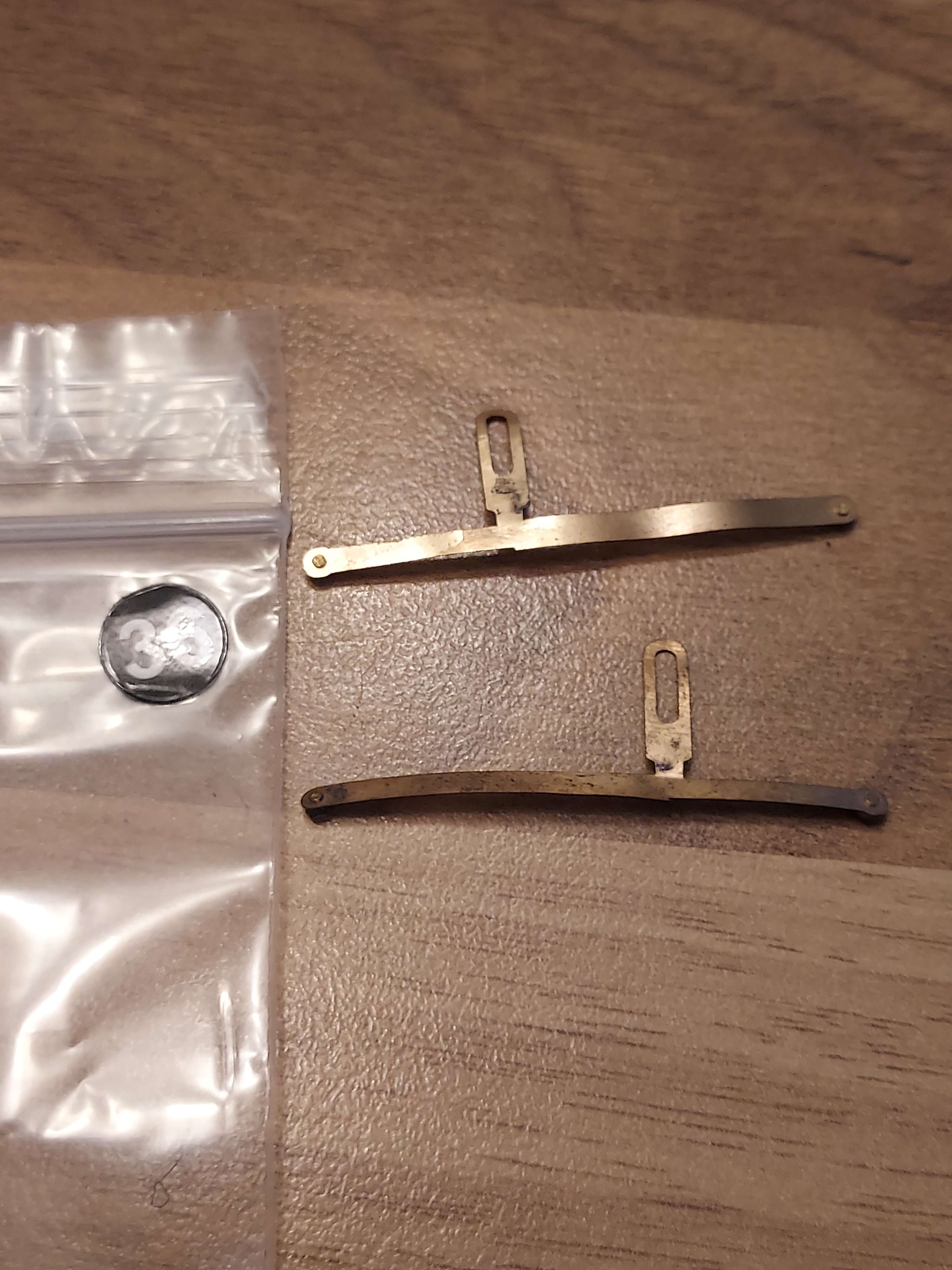 Jouef 2 lamelles de contact pour draisine HO ref 36