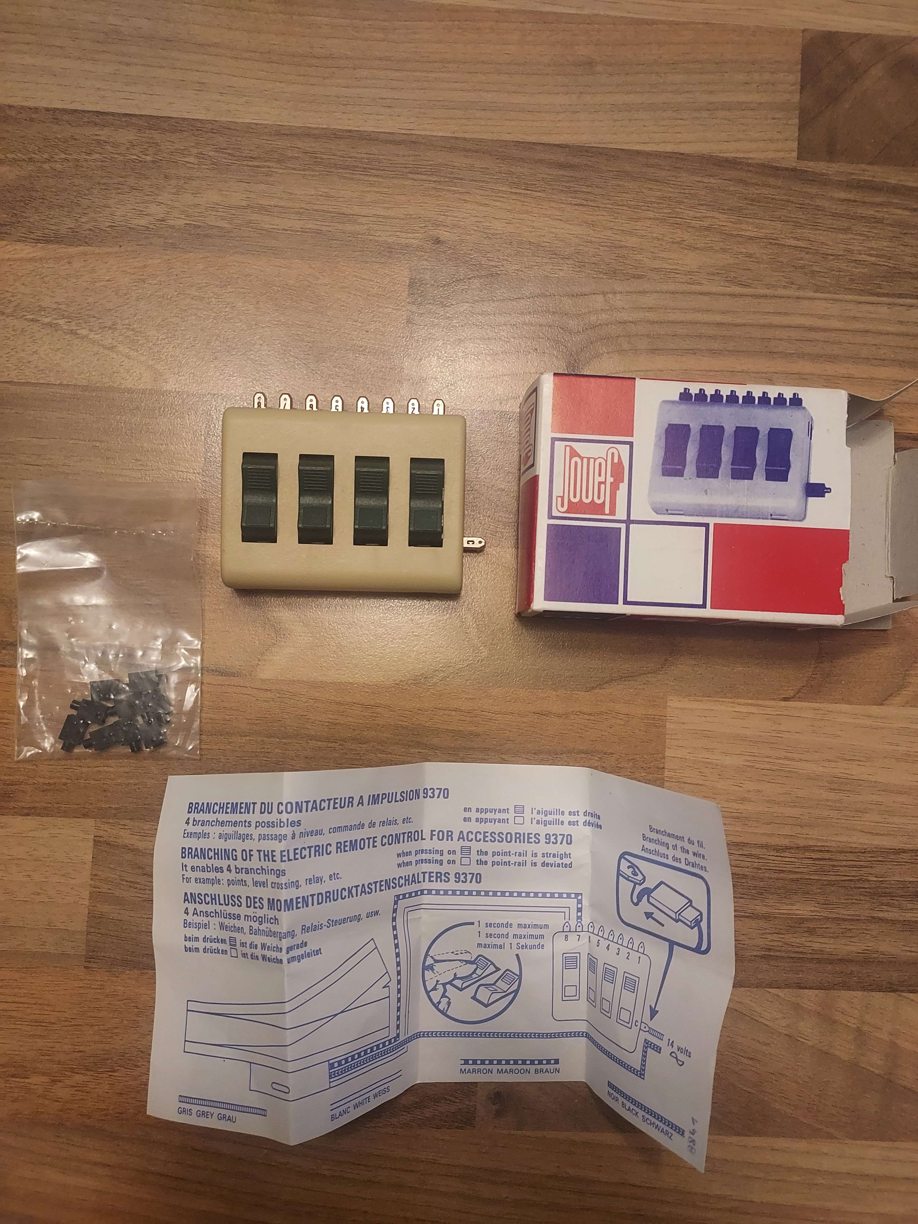 Jouef contacteur &agrave; impulsion ref 9370 