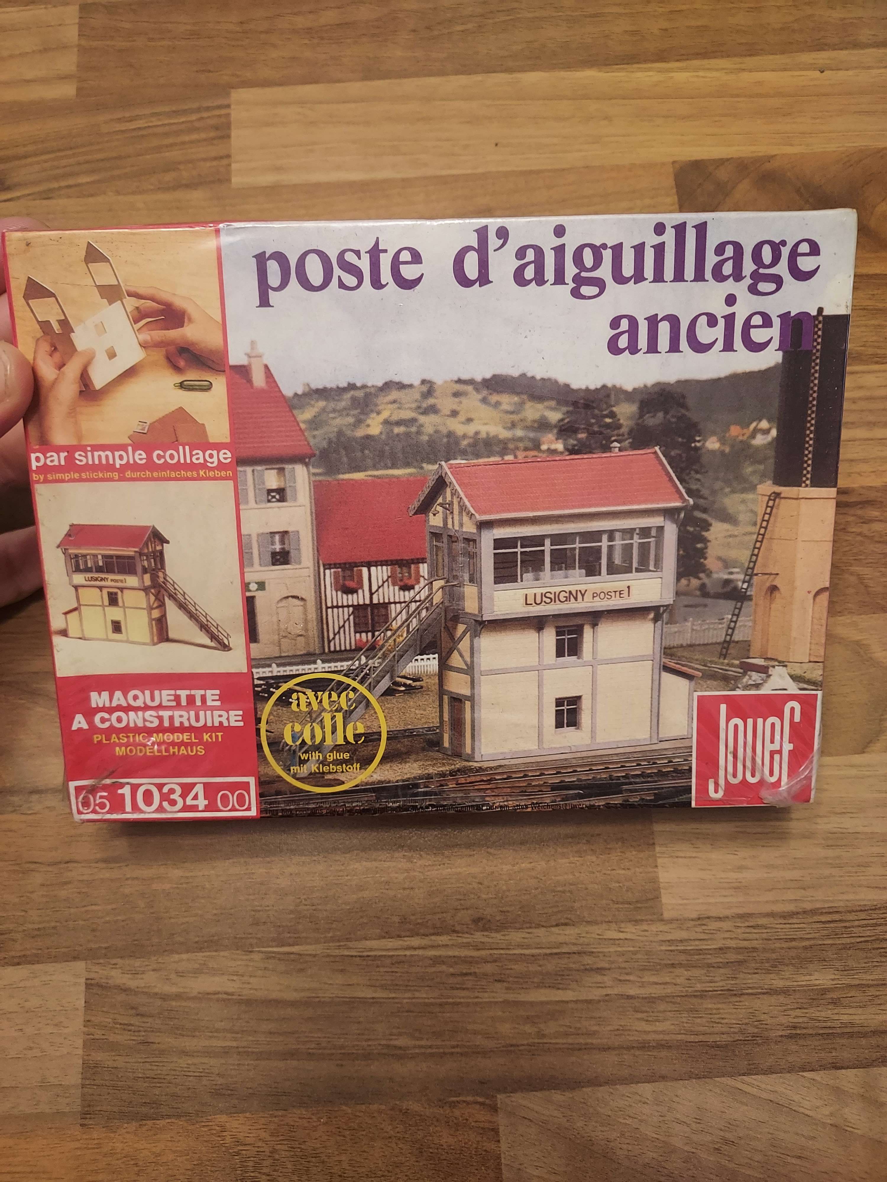 Jouef maquette HO poste d'aiguillage neuf 