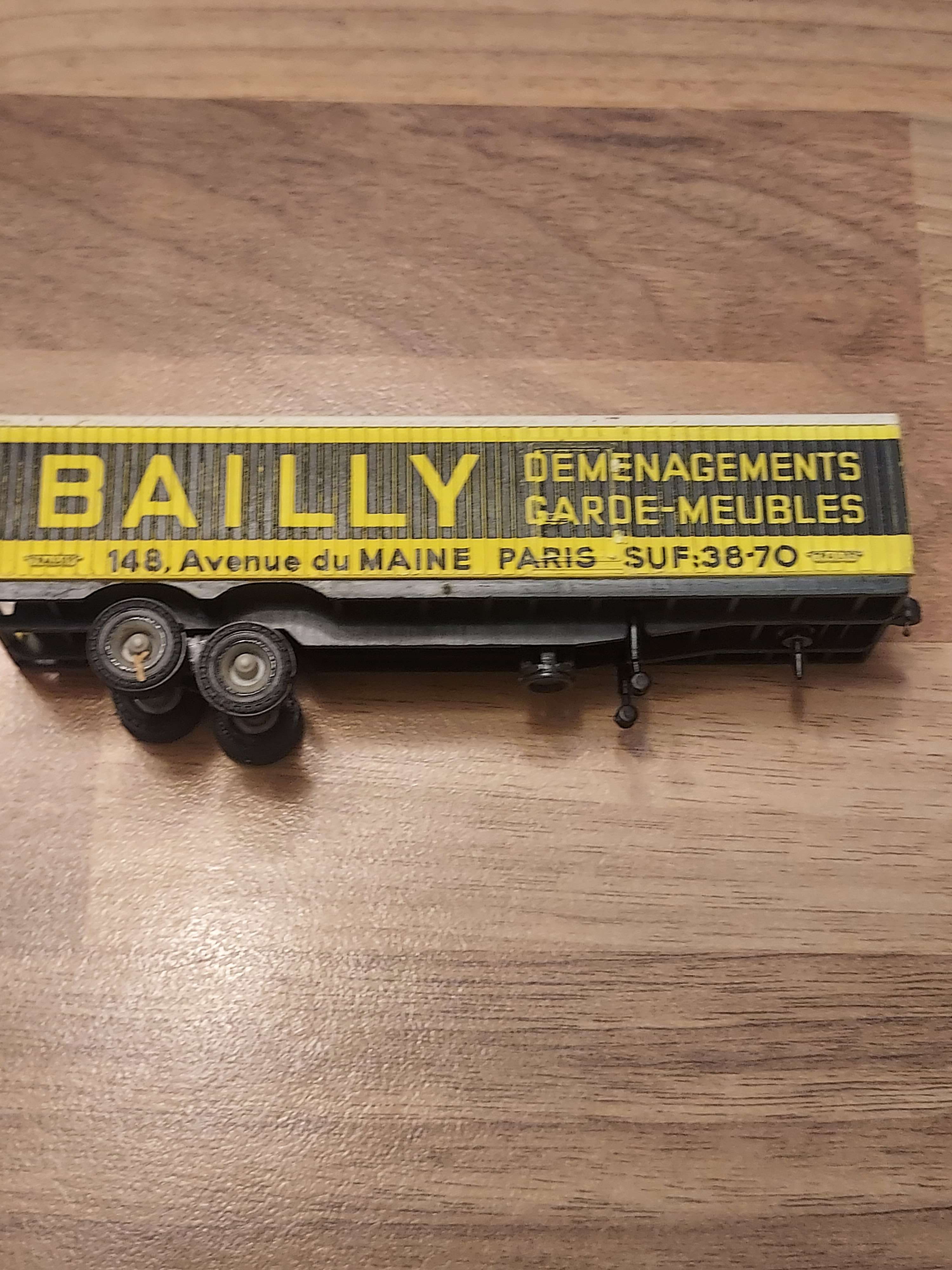 Jouef remorque bailly HO 