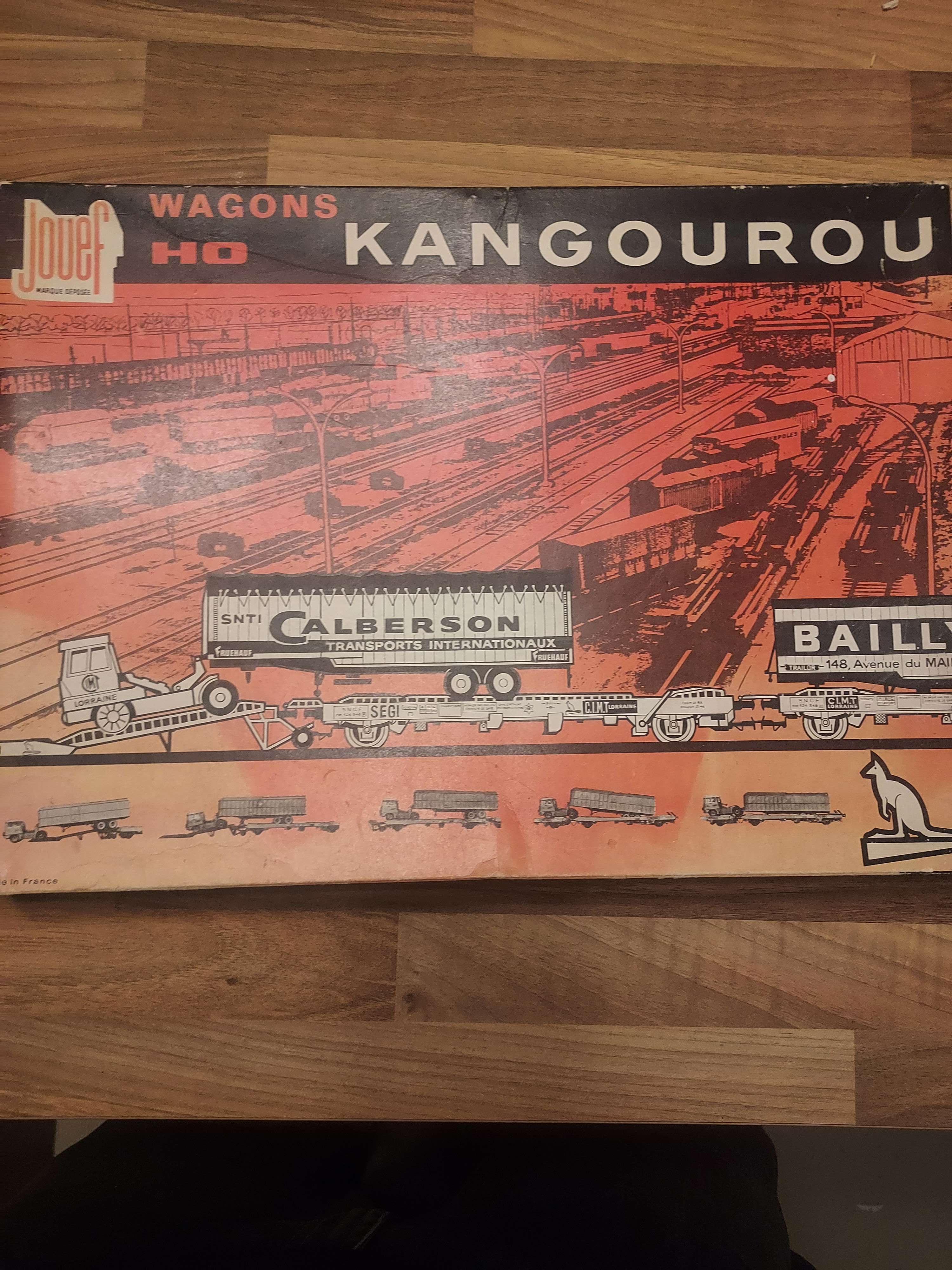 Jouef Bo&icirc;te vide coffret Kangourou HO 