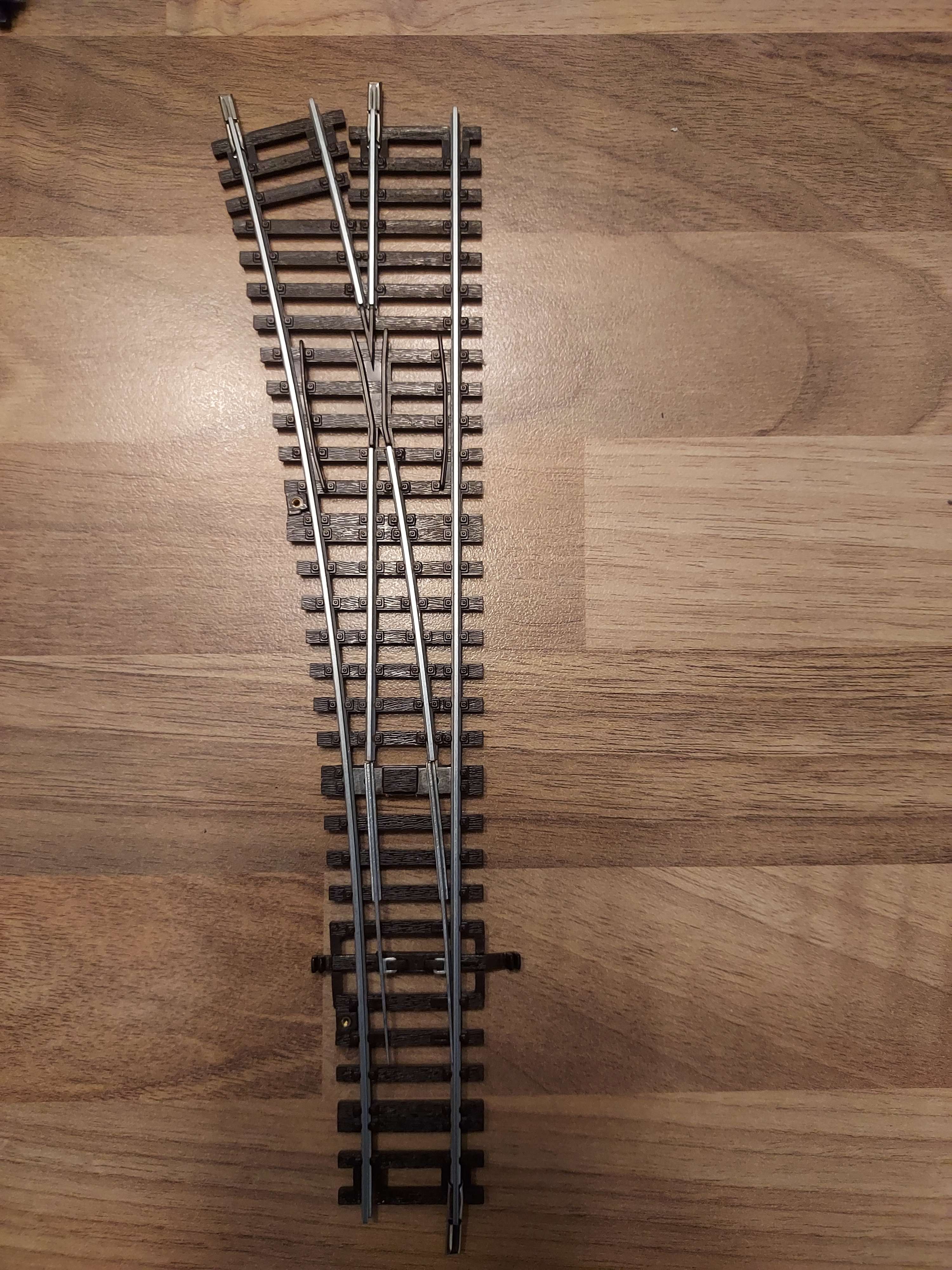 Jouef lima roco aiguillage gauche long manuel rails acier 