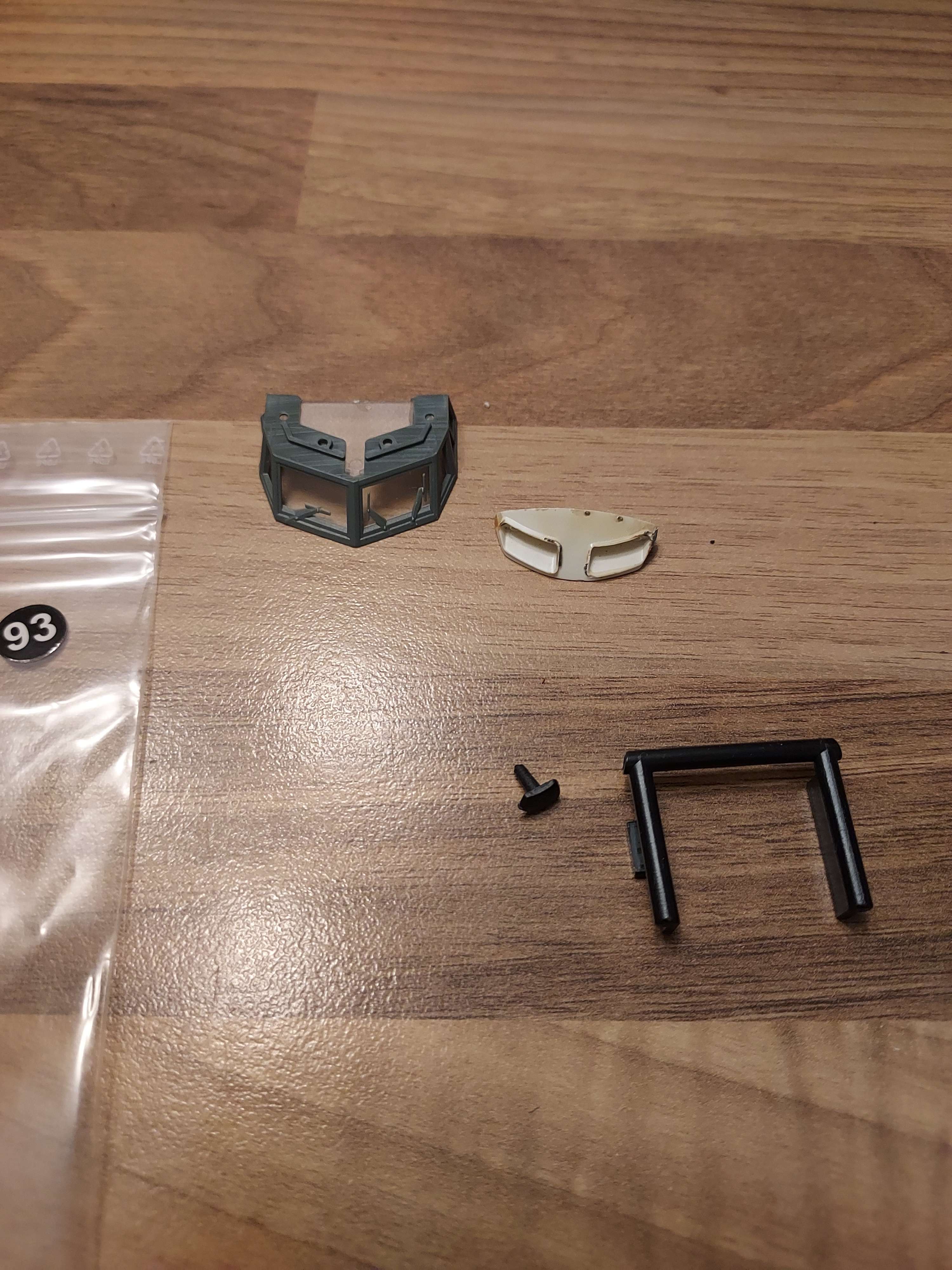 Lot de pi&egrave;ces d'origine de tgv lima golden series pare-brise tampon soufflet HO ref 93