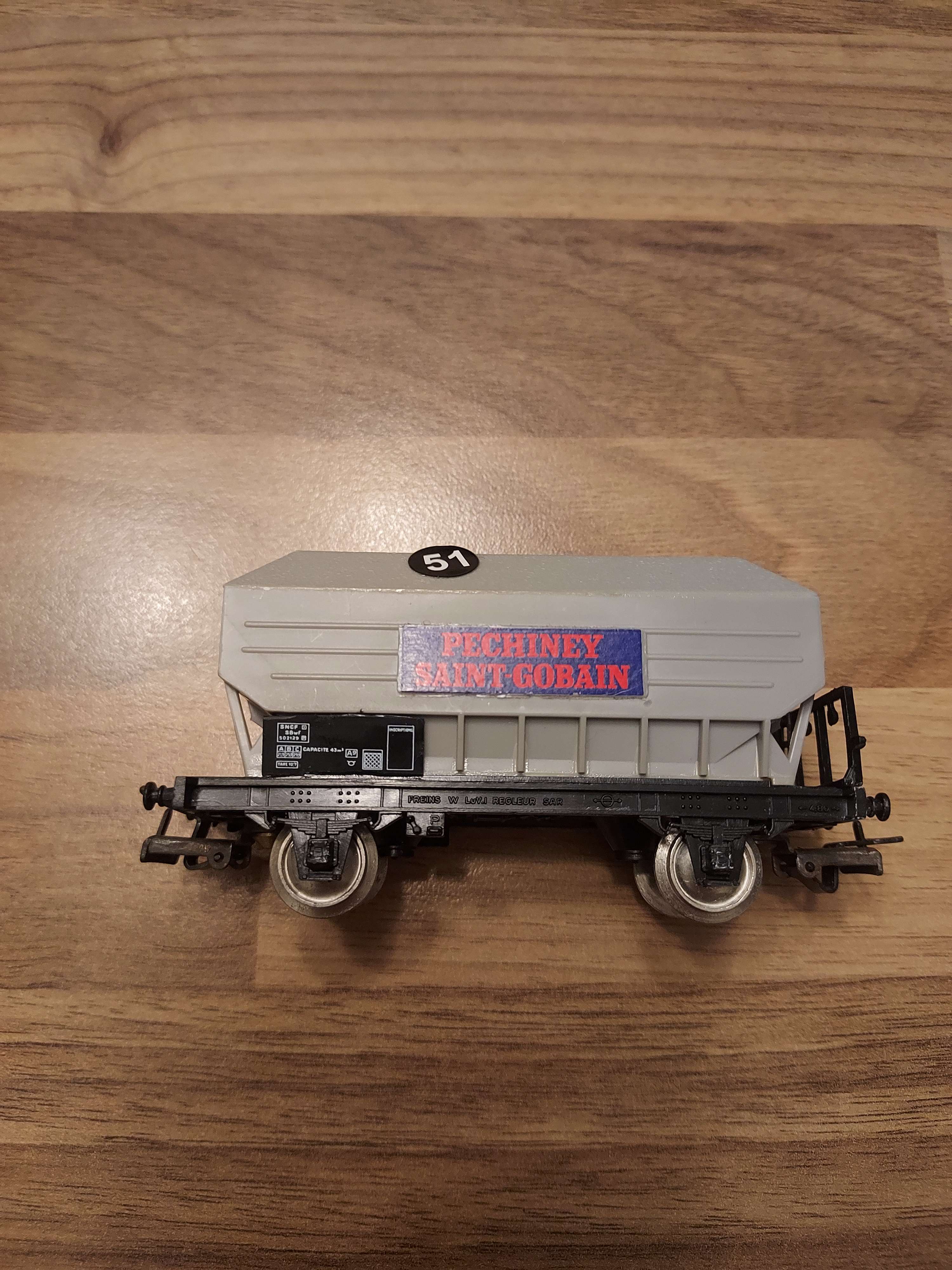 Jouef wagon Pechiney Saint gobain HO ref 51