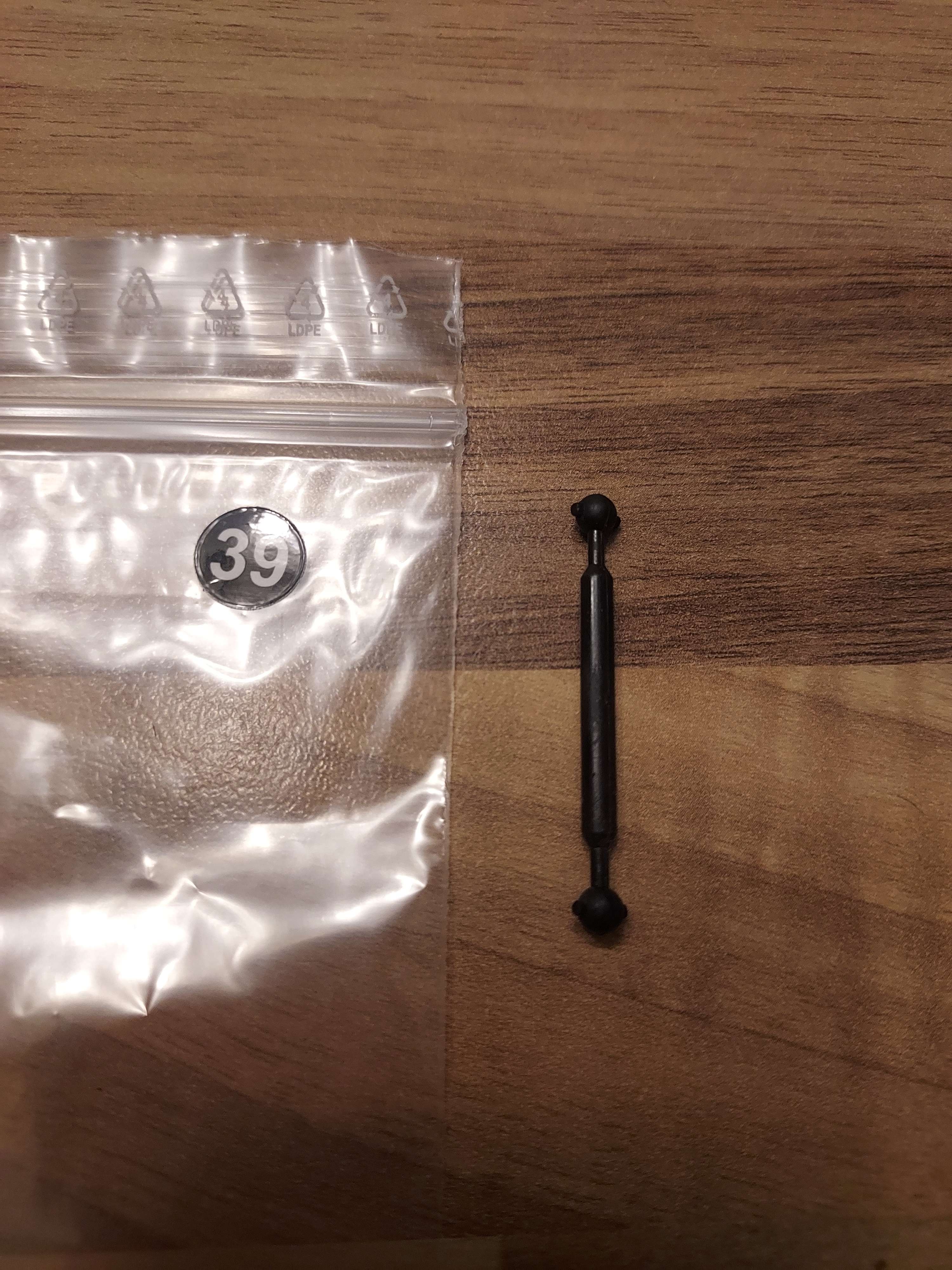 JOUEF FRANCE HO CARDAN 39 MM POUR AUTORAIL RTG TURBOTRAIN ref 39