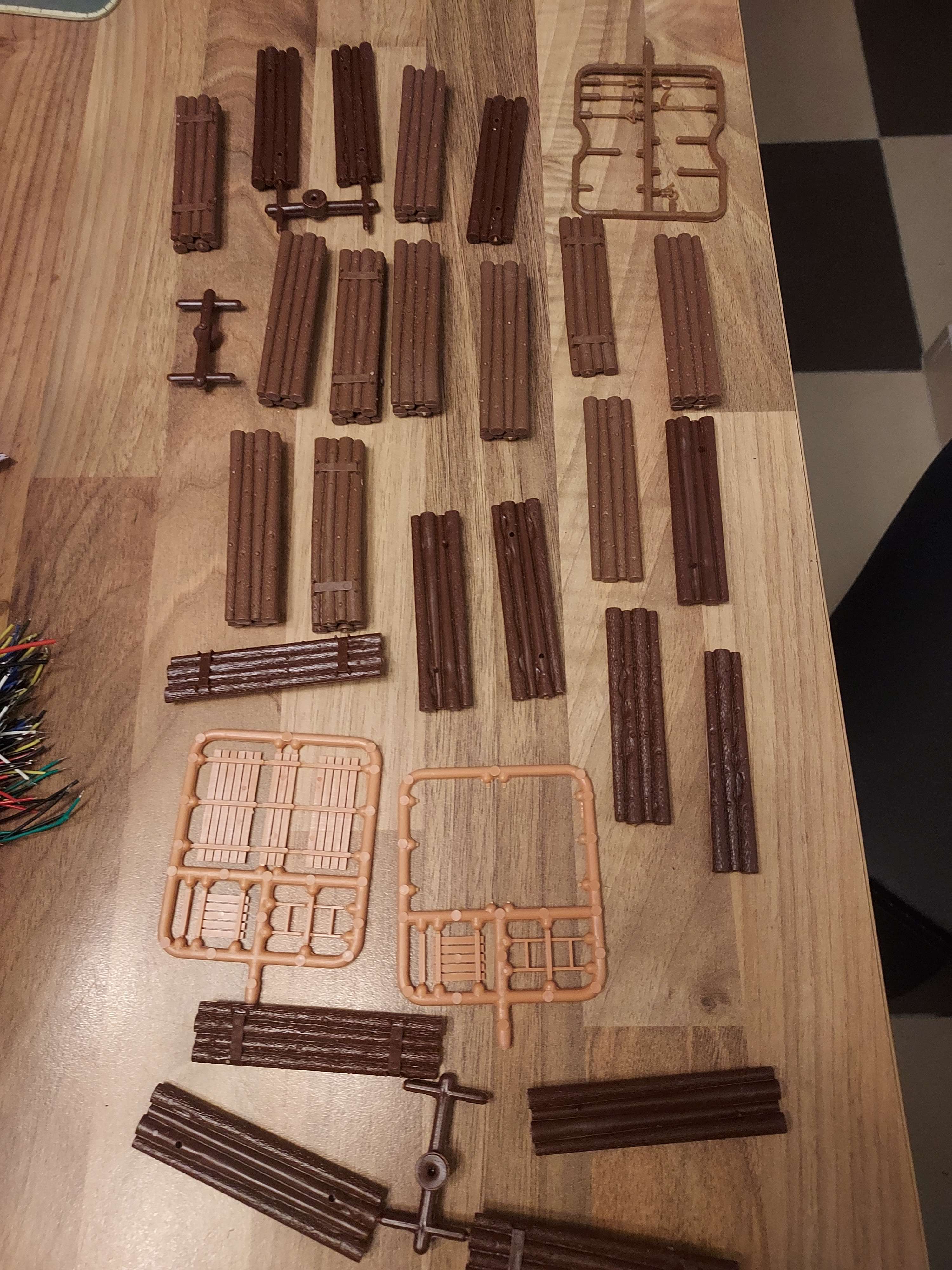  LOT DE TAS DE BOIS JOUEF POUR MAQUETTE JOUEF HO