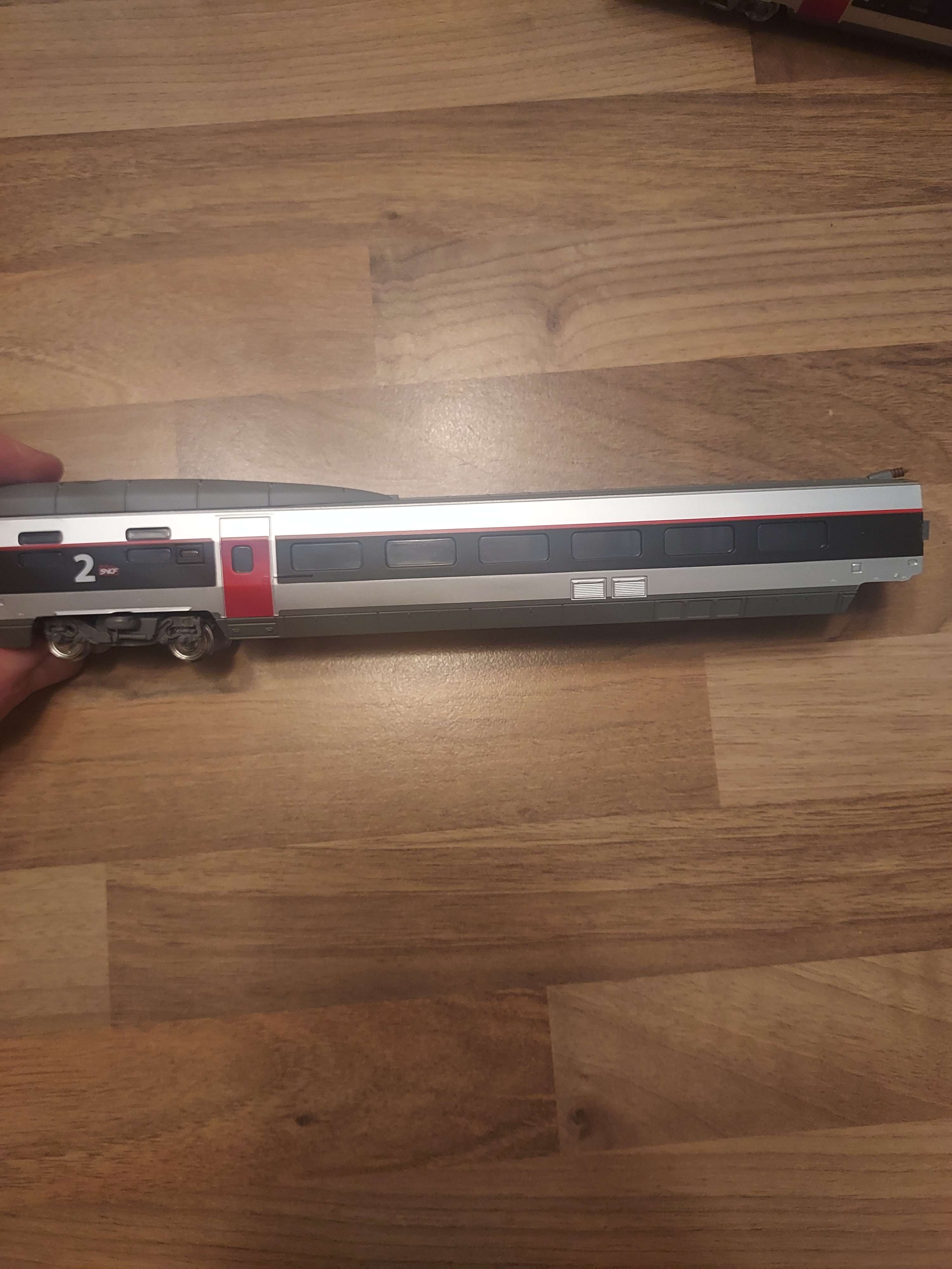 M&eacute;hano voiture tgv tricourant 2 classe HO ref 70