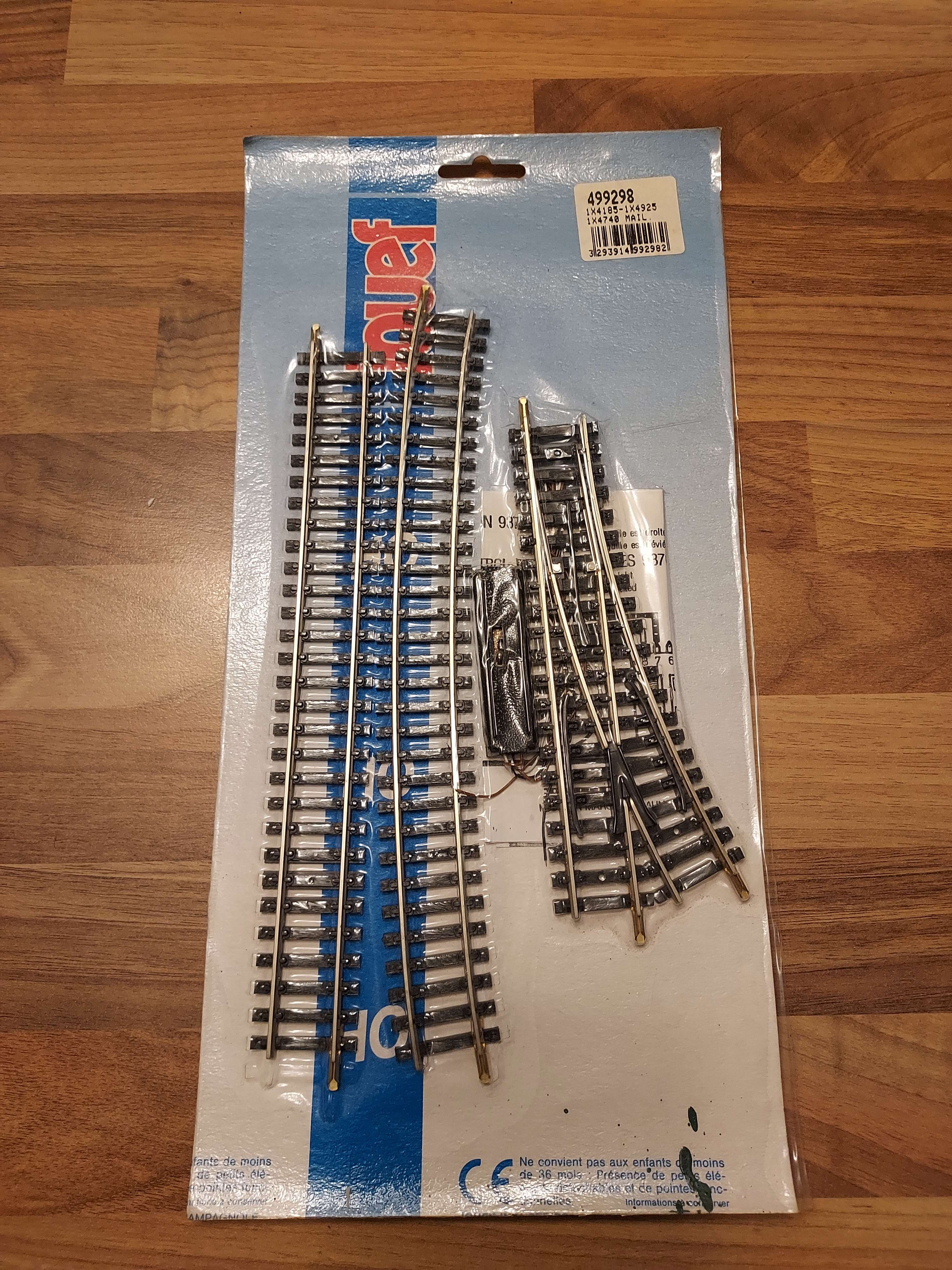 FLEISCHMANN HO - Rail Aiguillage Droit Electrique A Gauche, 6044L 6421 - Foto 9