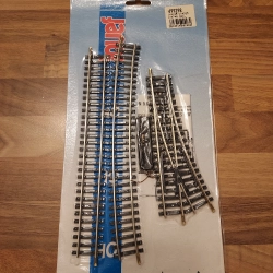 FLEISCHMANN HO - Rail Aiguillage Droit Electrique A Gauche, 6044L 6421 - Foto 9