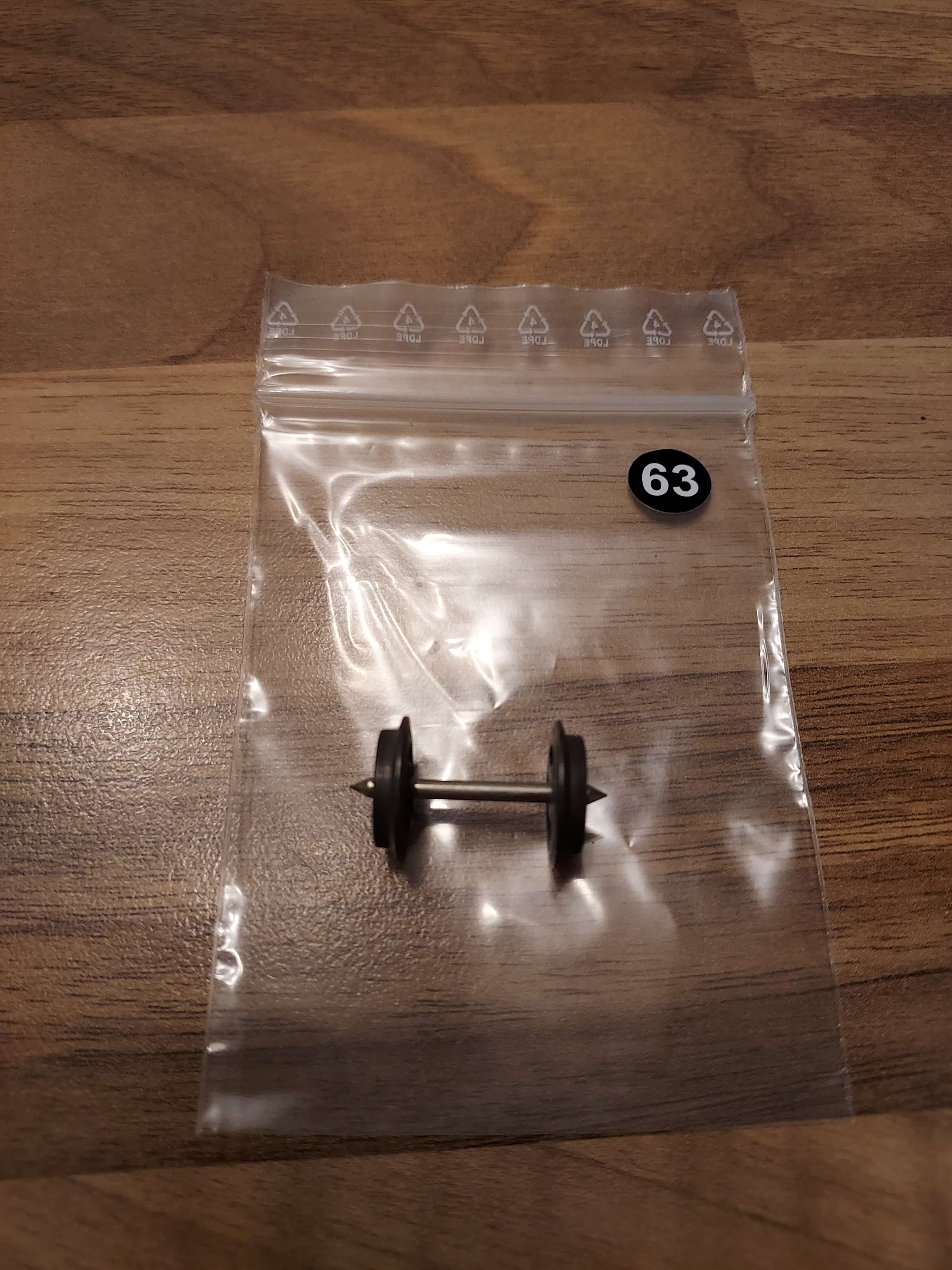 Jouef essieux brunie de voiture tgv sud est HO ref 63