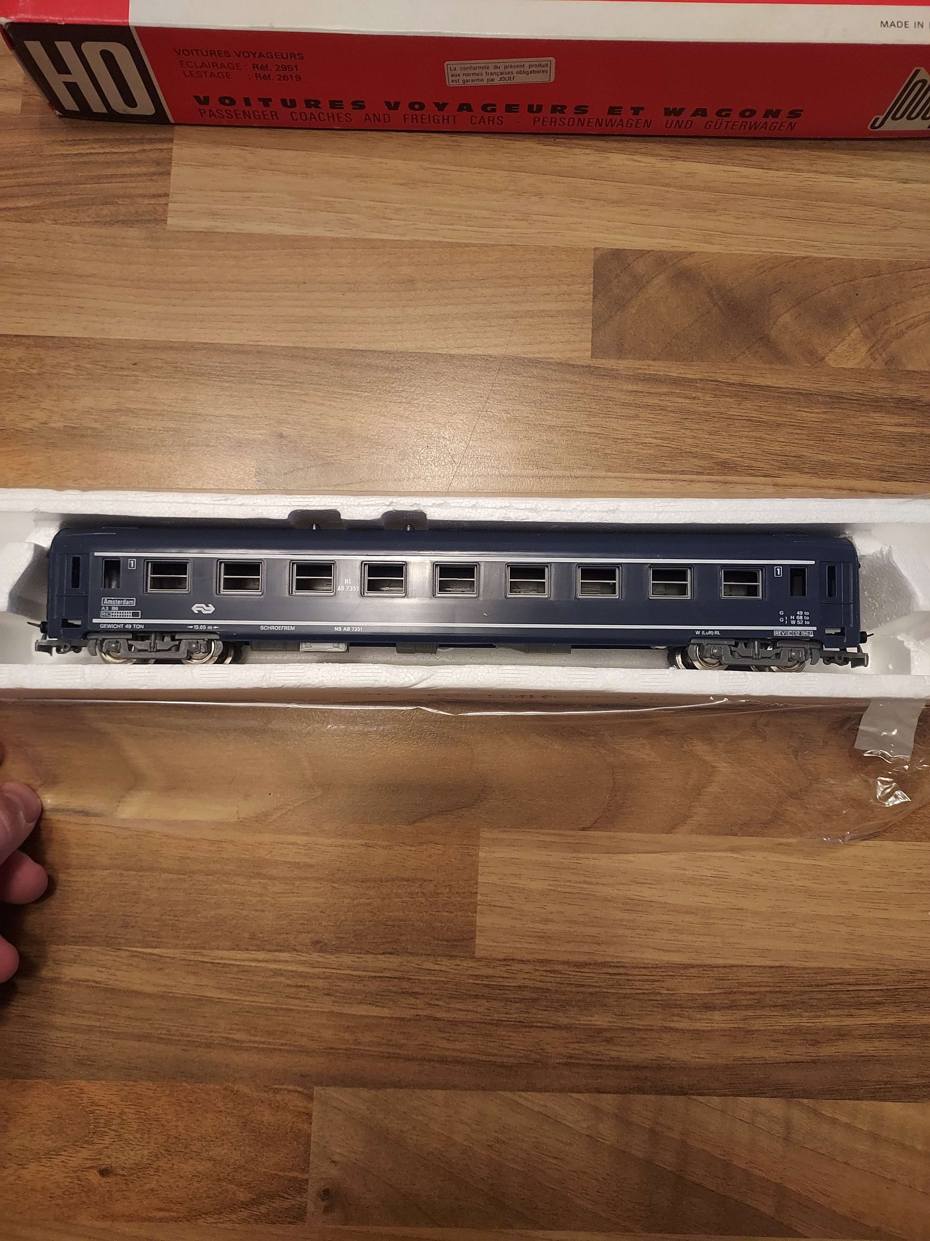 Jouef voiture HO Amsterdam 1er classe tbe ref 47