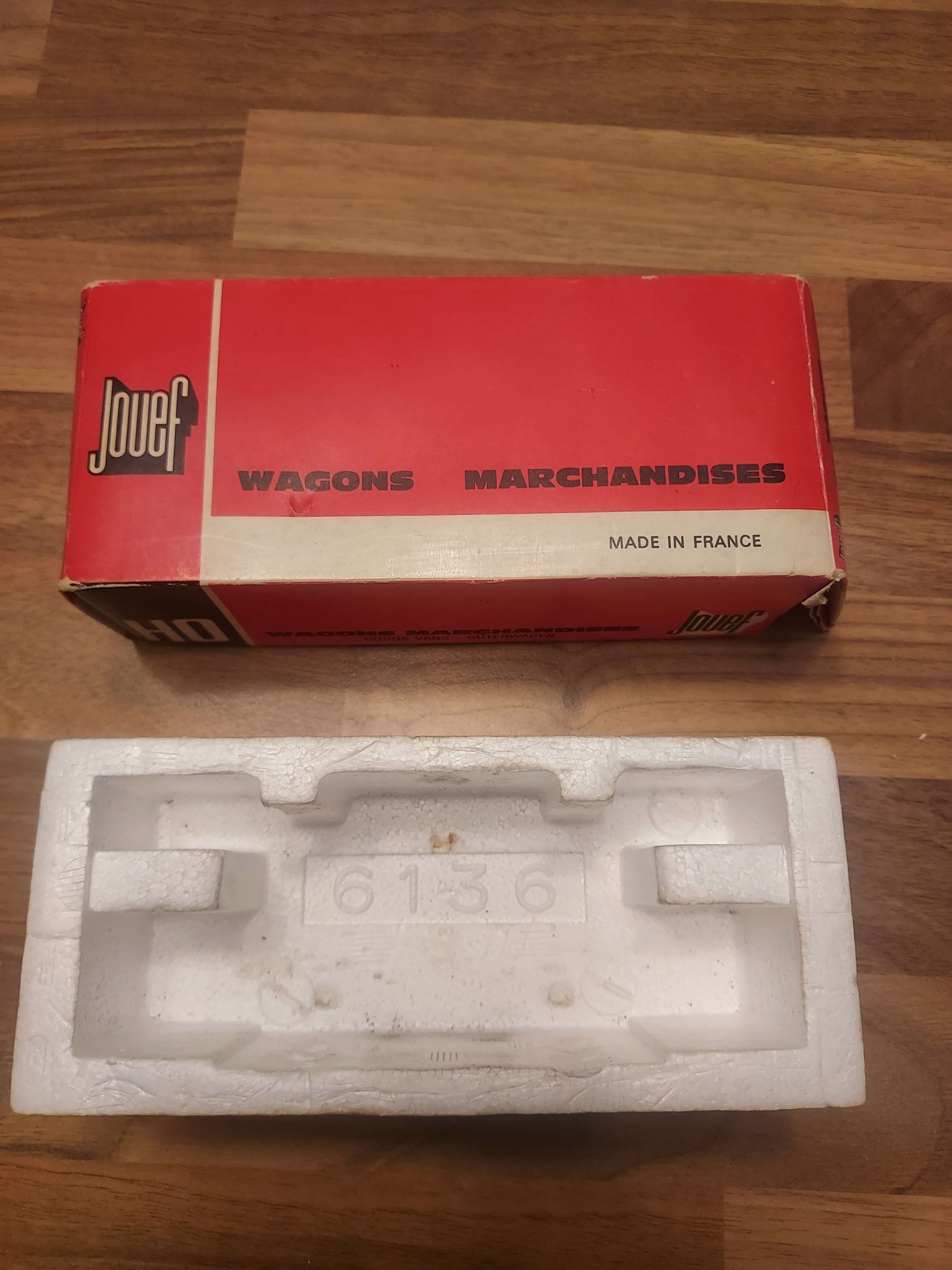 Jouef Bo&icirc;te vide 6495 wagon nettoyeur HO 