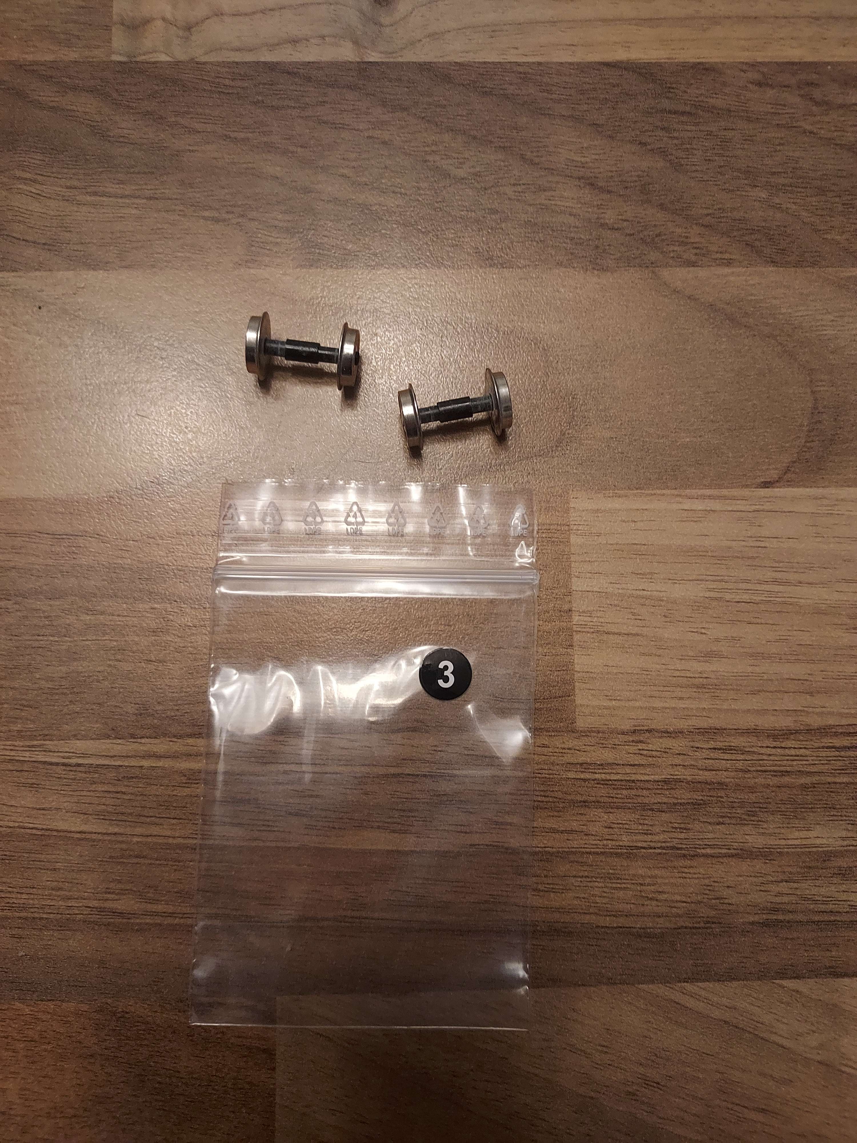 Mehano lot de deux essieux de bogie tgv ref 3