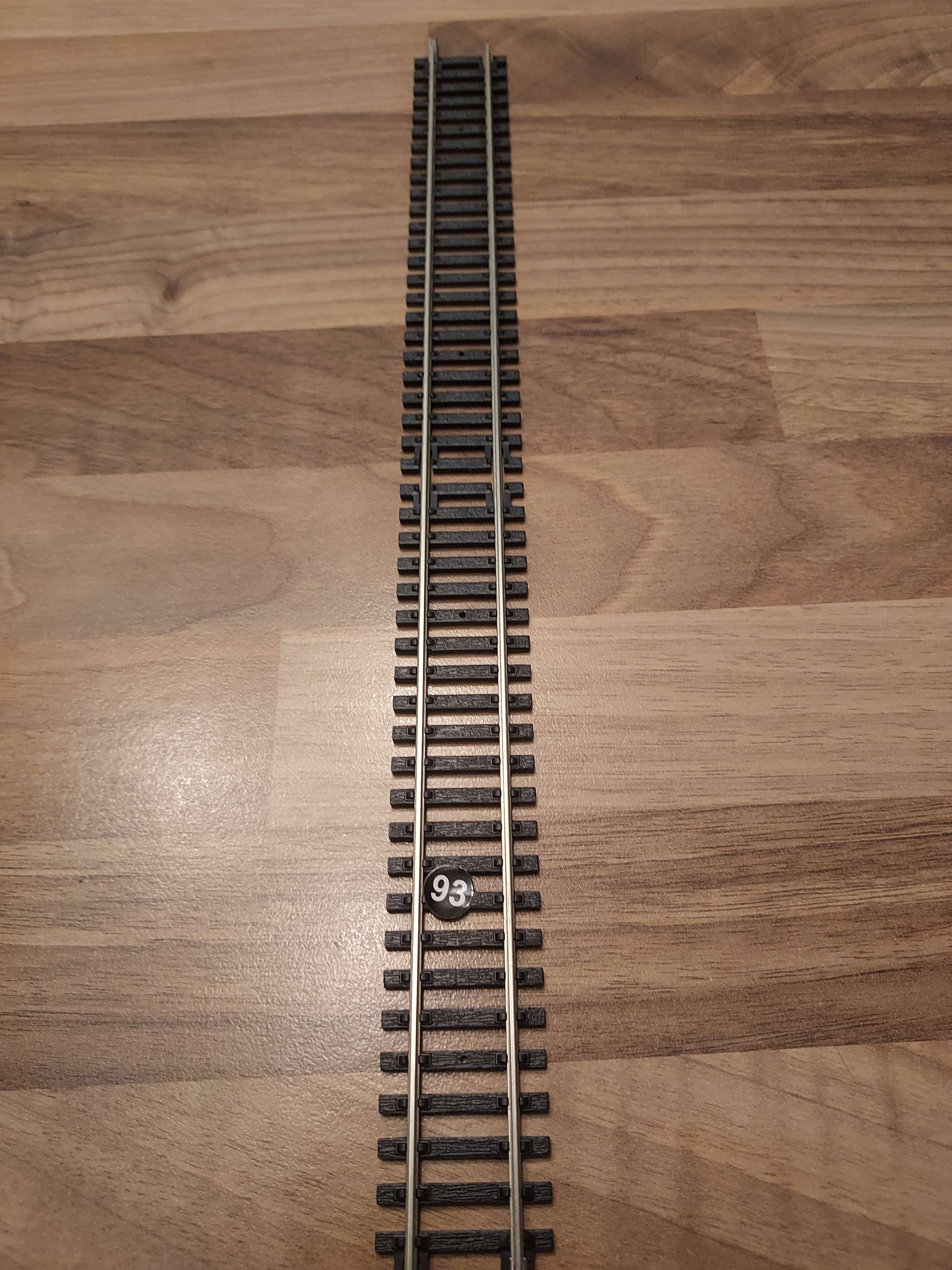 HORNBY R601 | Rail Droit Double 355 Mm Code 100 - HO 1/87