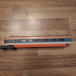 Wagon plat à bogies demi-bâché SNCF 'Modèle Jouef 6753' - Fabriqué en Wagon plat à bogies demi-bâché SNCF 'Modèle Jouef 6753' - Fabriqué en