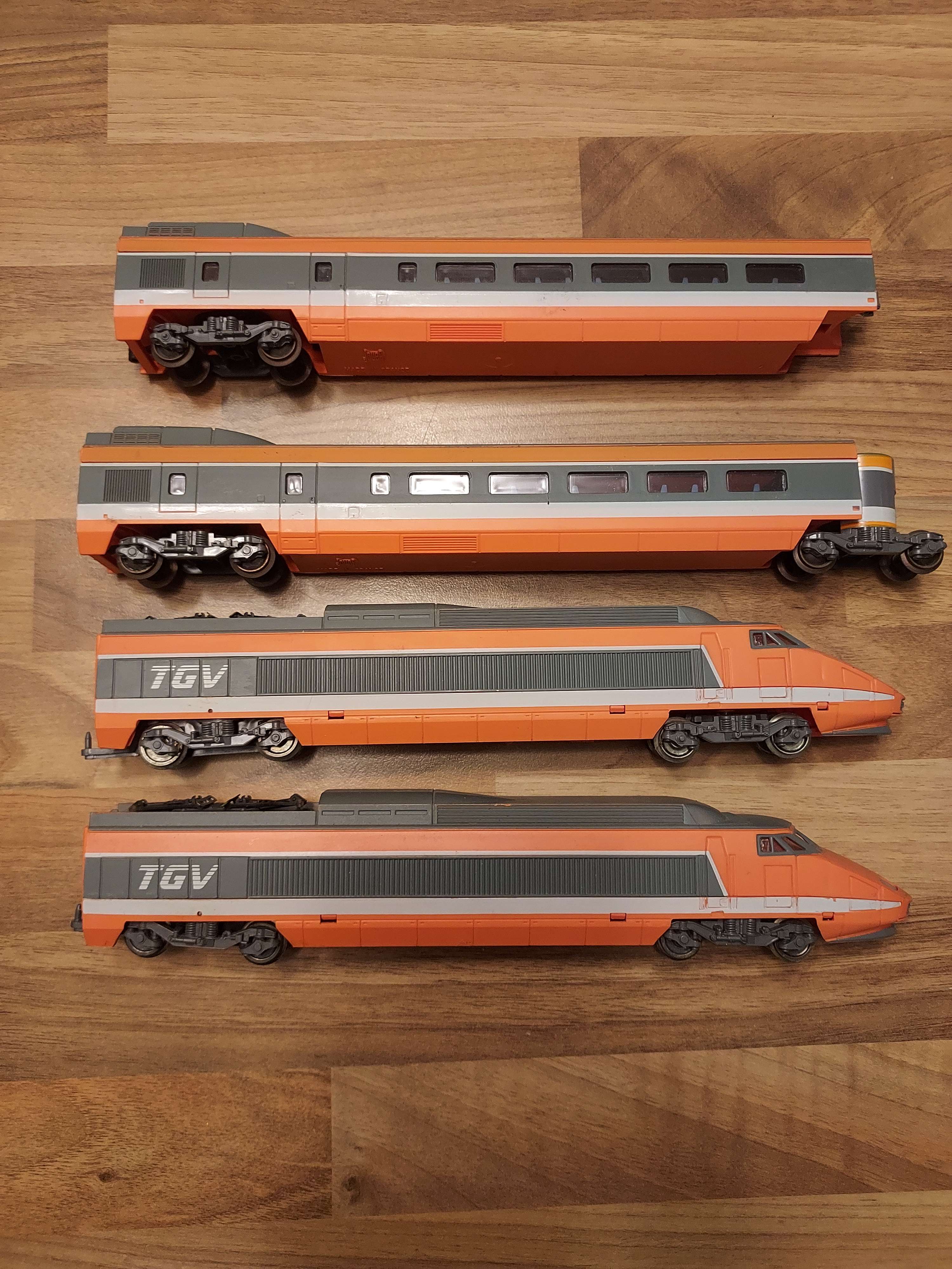 Jouef tgv comple sud est HO ref 4 5 6 7 