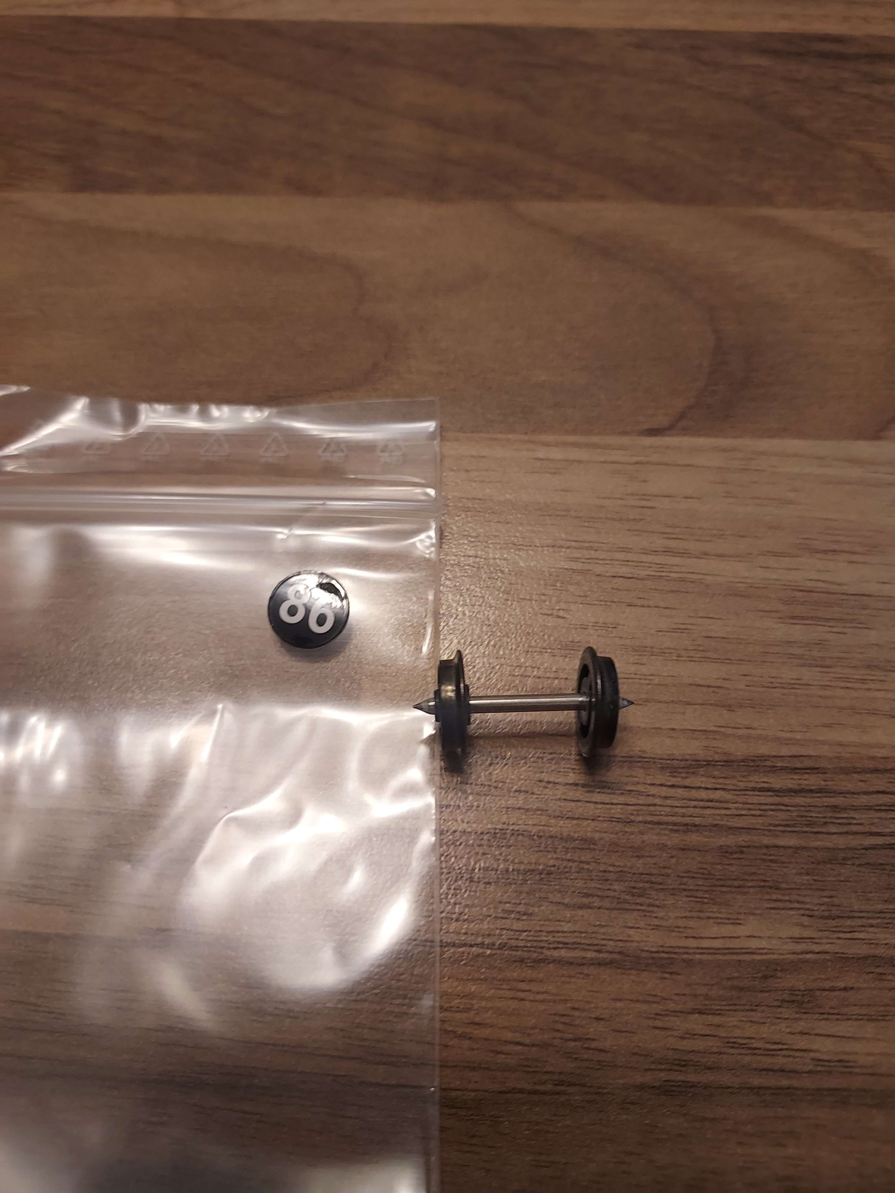 Jouef essieux de voiture tgv eurostar HO ref 86