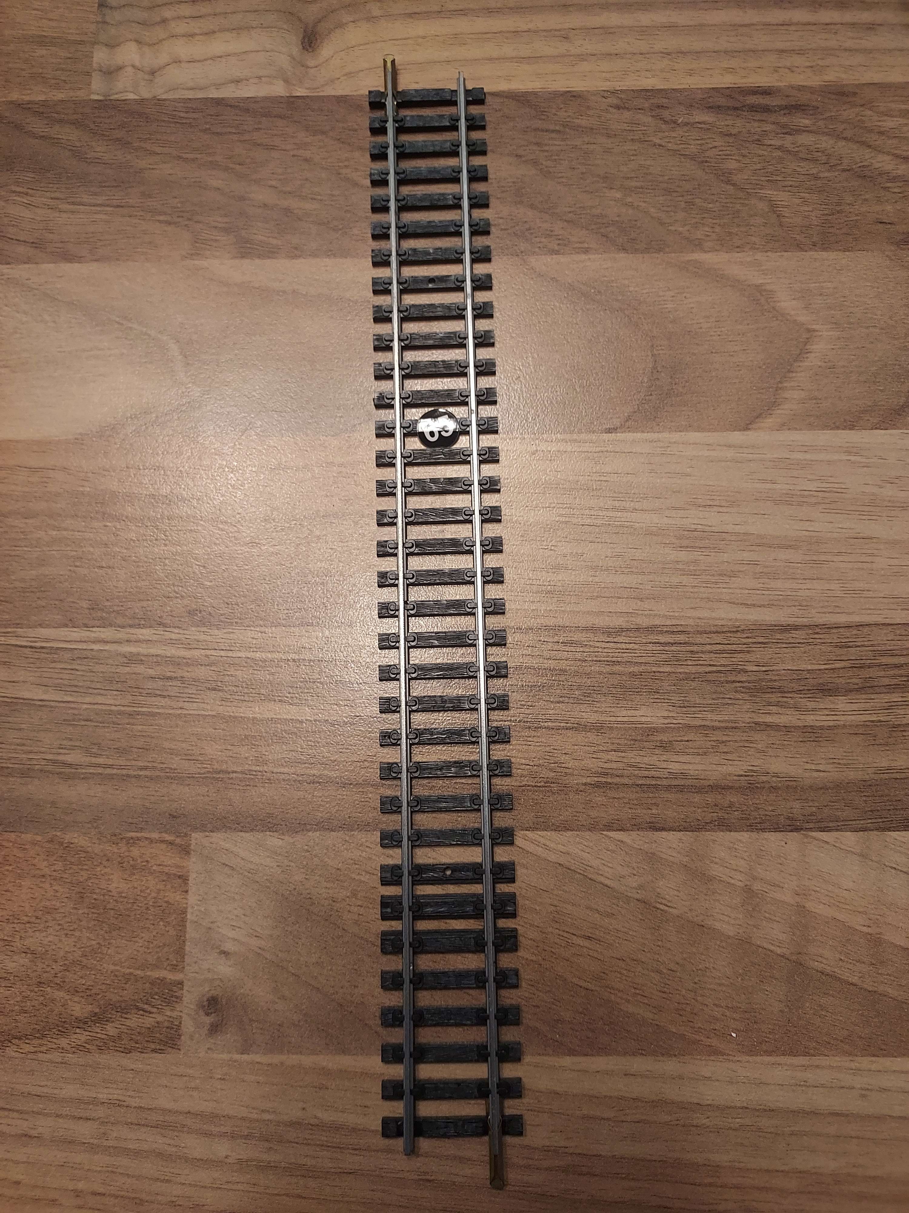 Jouef rail droit acier N' 475 longue 25 cm ref 65