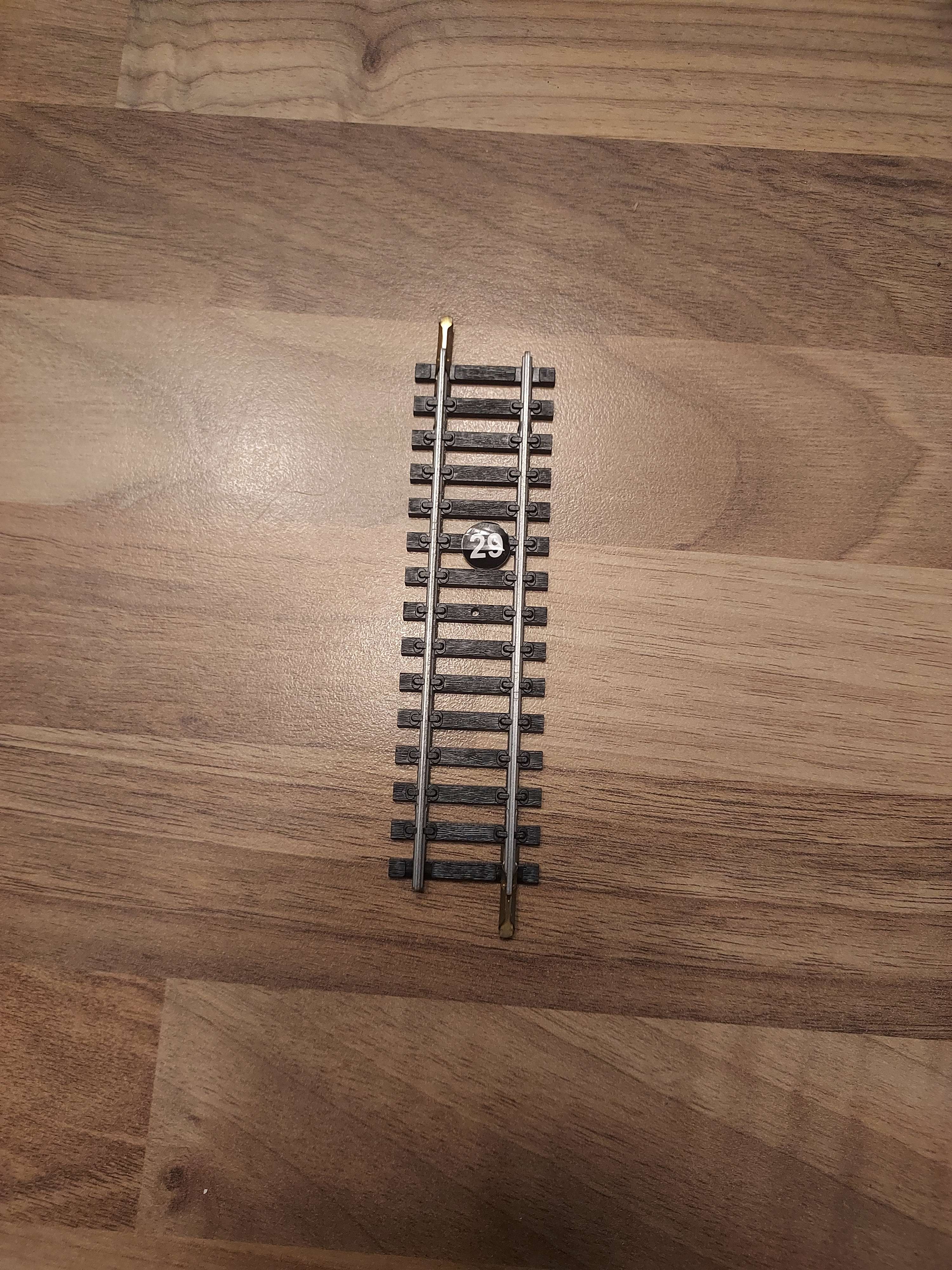 Jouef rail droit acier longue 11 cm ref 29 bon &eacute;tat 