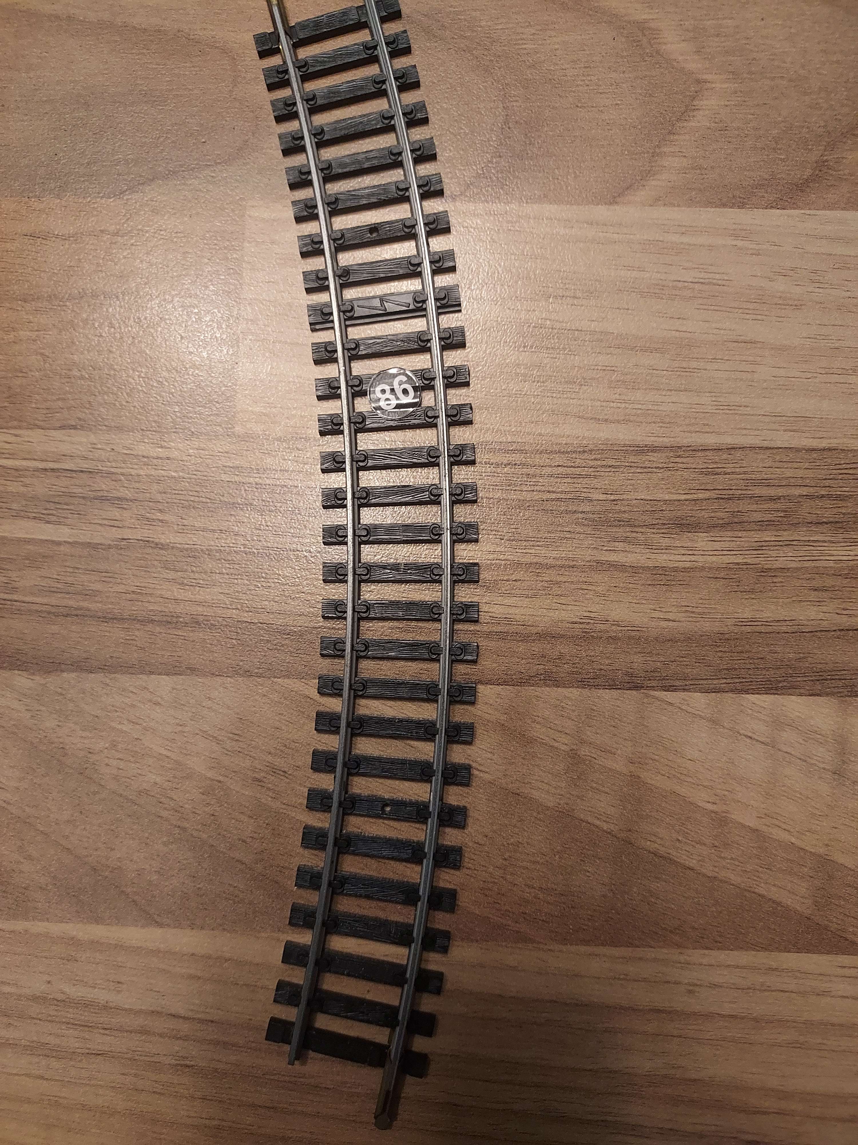 Jouef rail courbe acier N'670 R=385mm R=15' ref 98