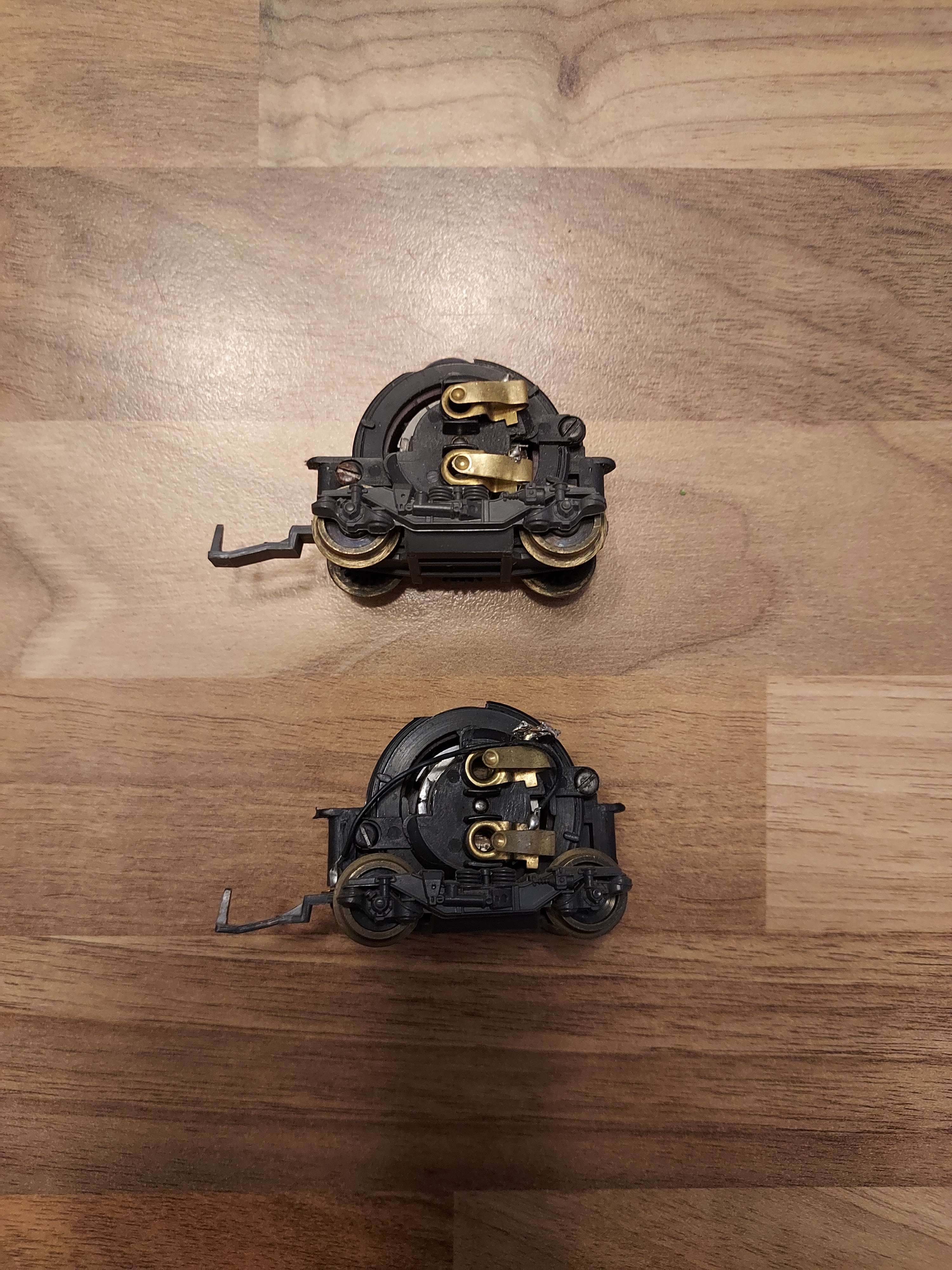 Lima lot de deux Bogies moteur de tgv sud est motrice Ho ref 54 et 74