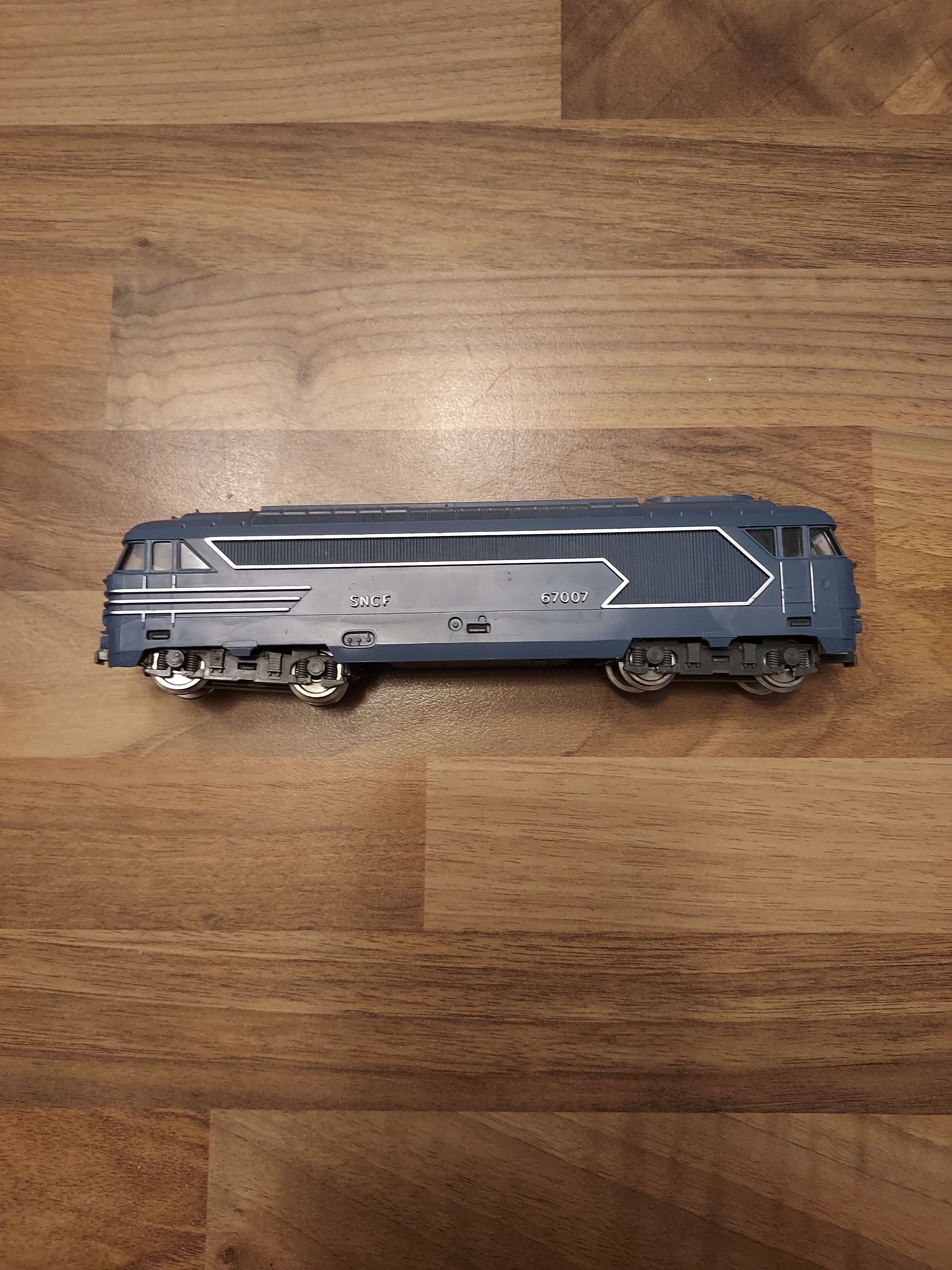 Fobbi locomotive cc 67007 HO fonctionne tr&egrave;s bien ref 28 Pas jouef 