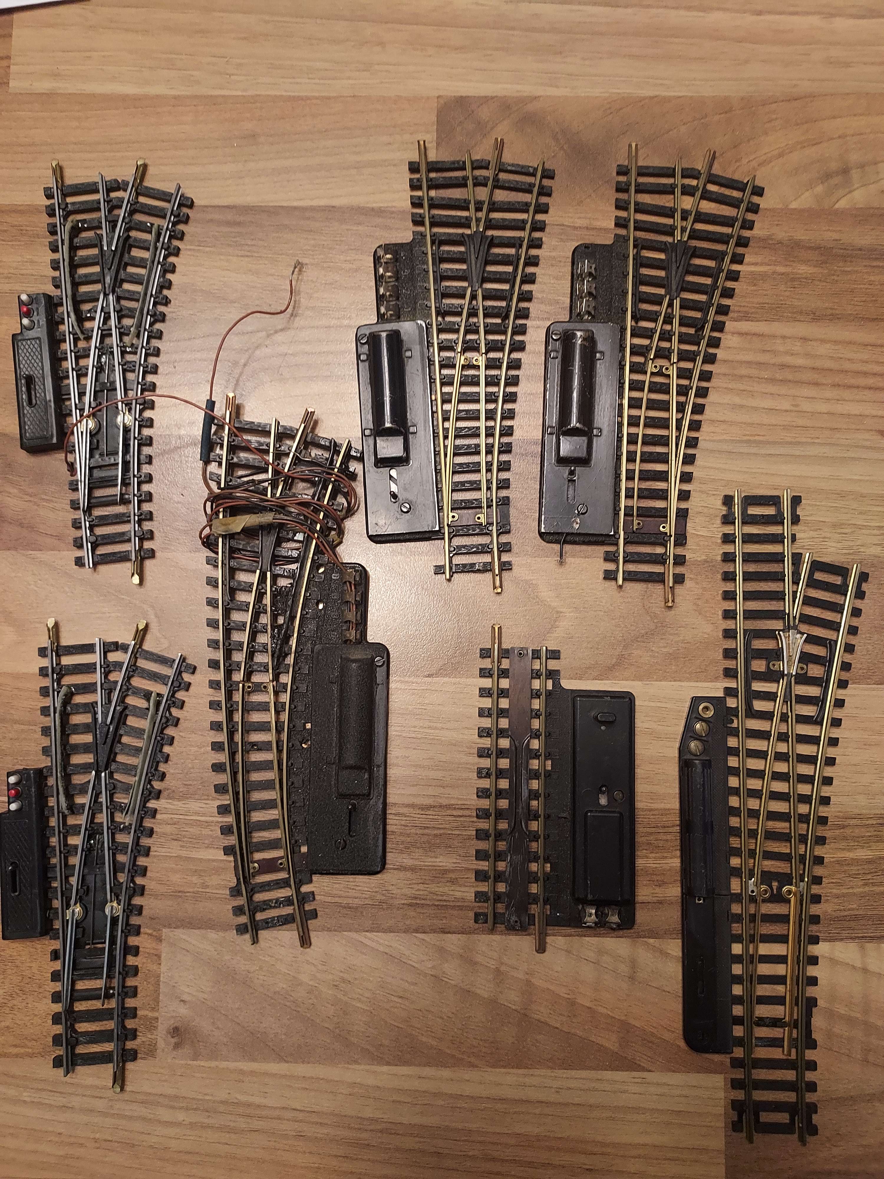 Jouef fleischmann lot aiguillage droite Ho