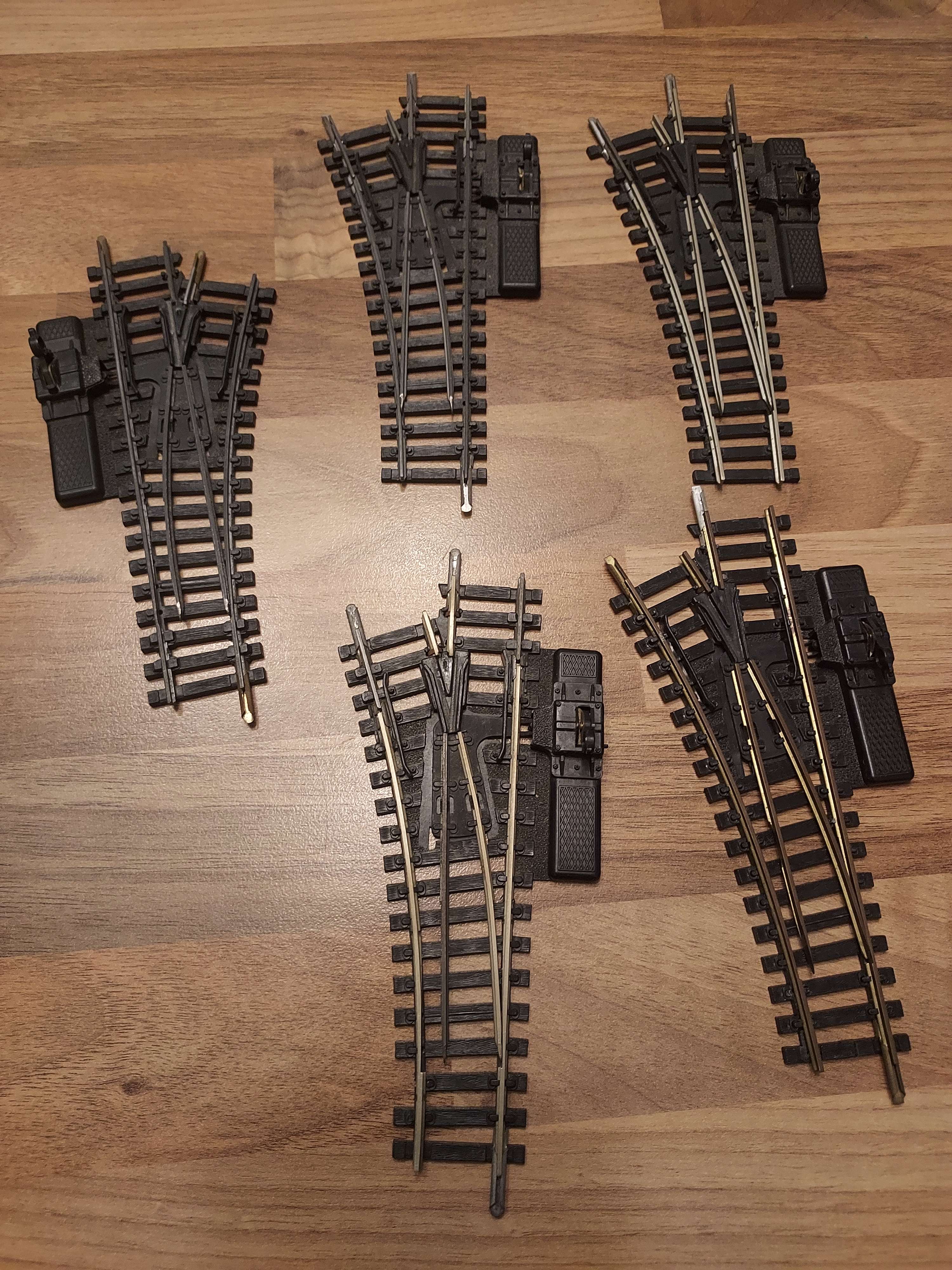 Jouef lot aiguillage gauche droite Ho