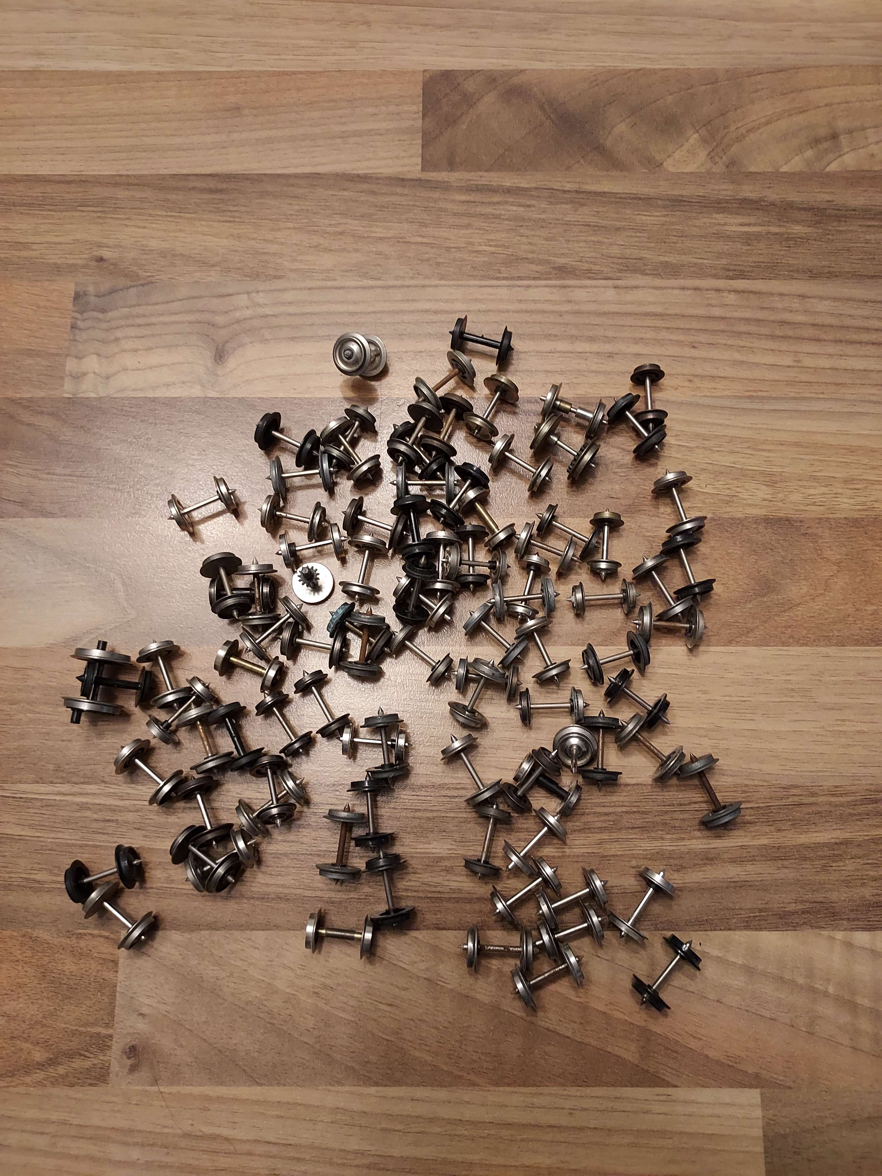 Jouef lima fobbi lot de 90 essieux Ho