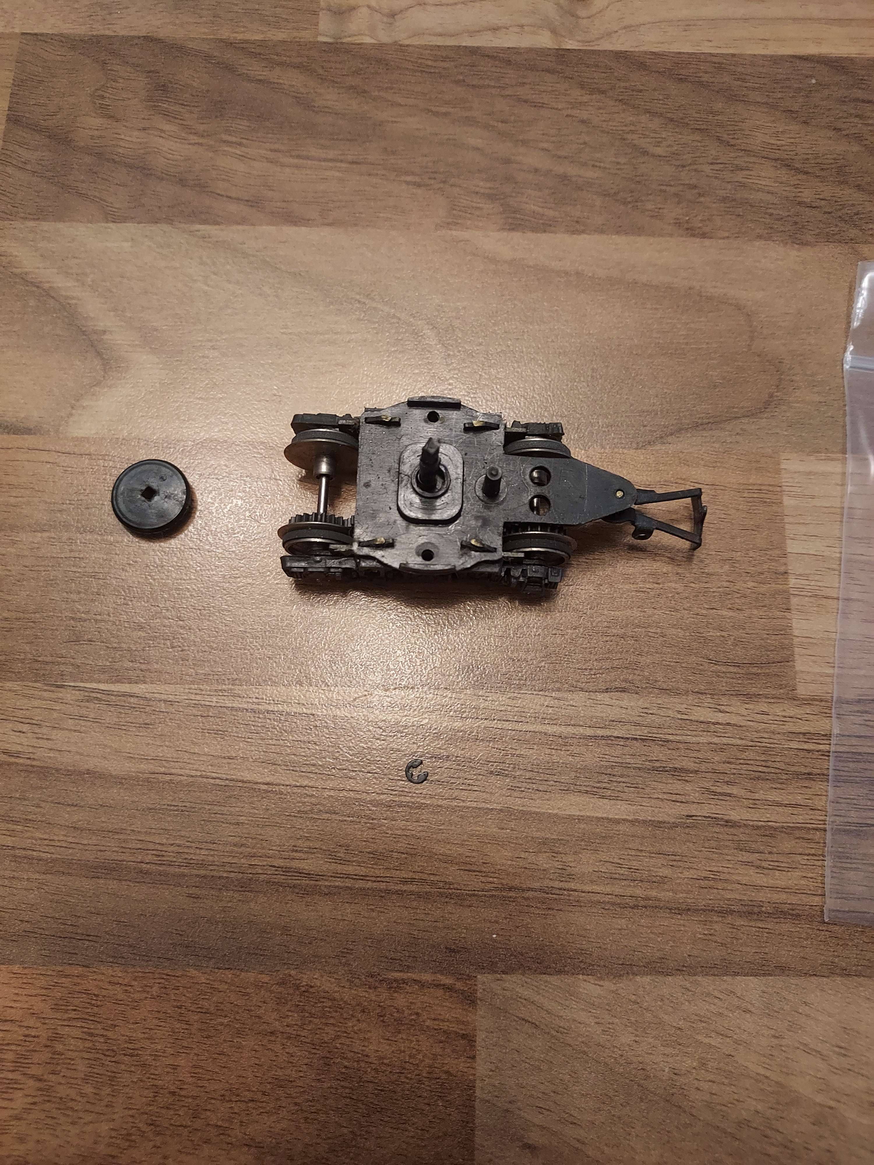 Jouef bogie capteurs de locomotive cc 6505 HO avec engrenages ref 10